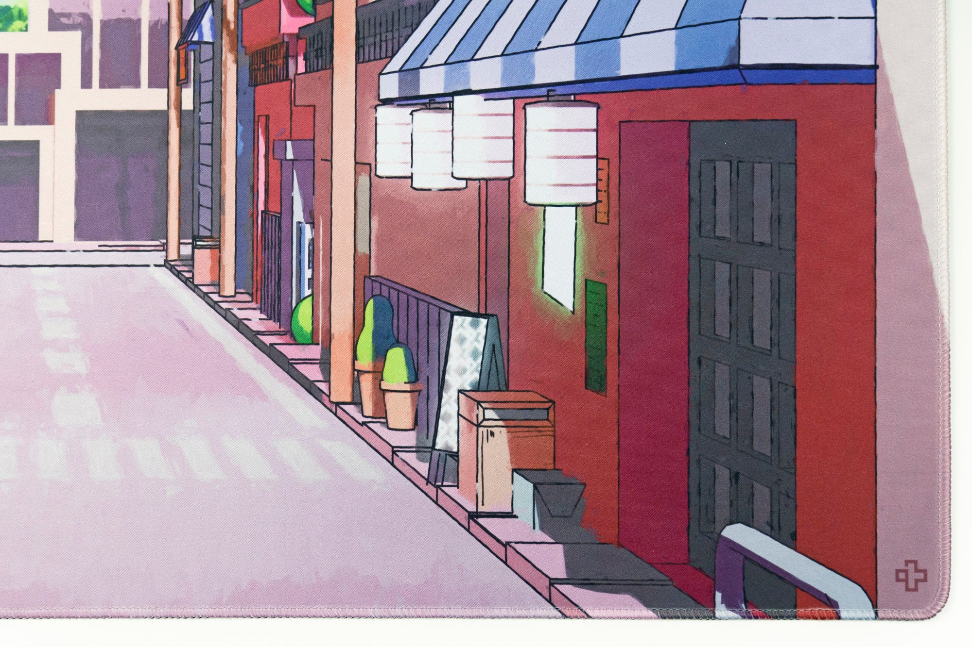 Deskmat Mousepad QwertyKey Japan Street 4mm margini cusute - QwertyKey