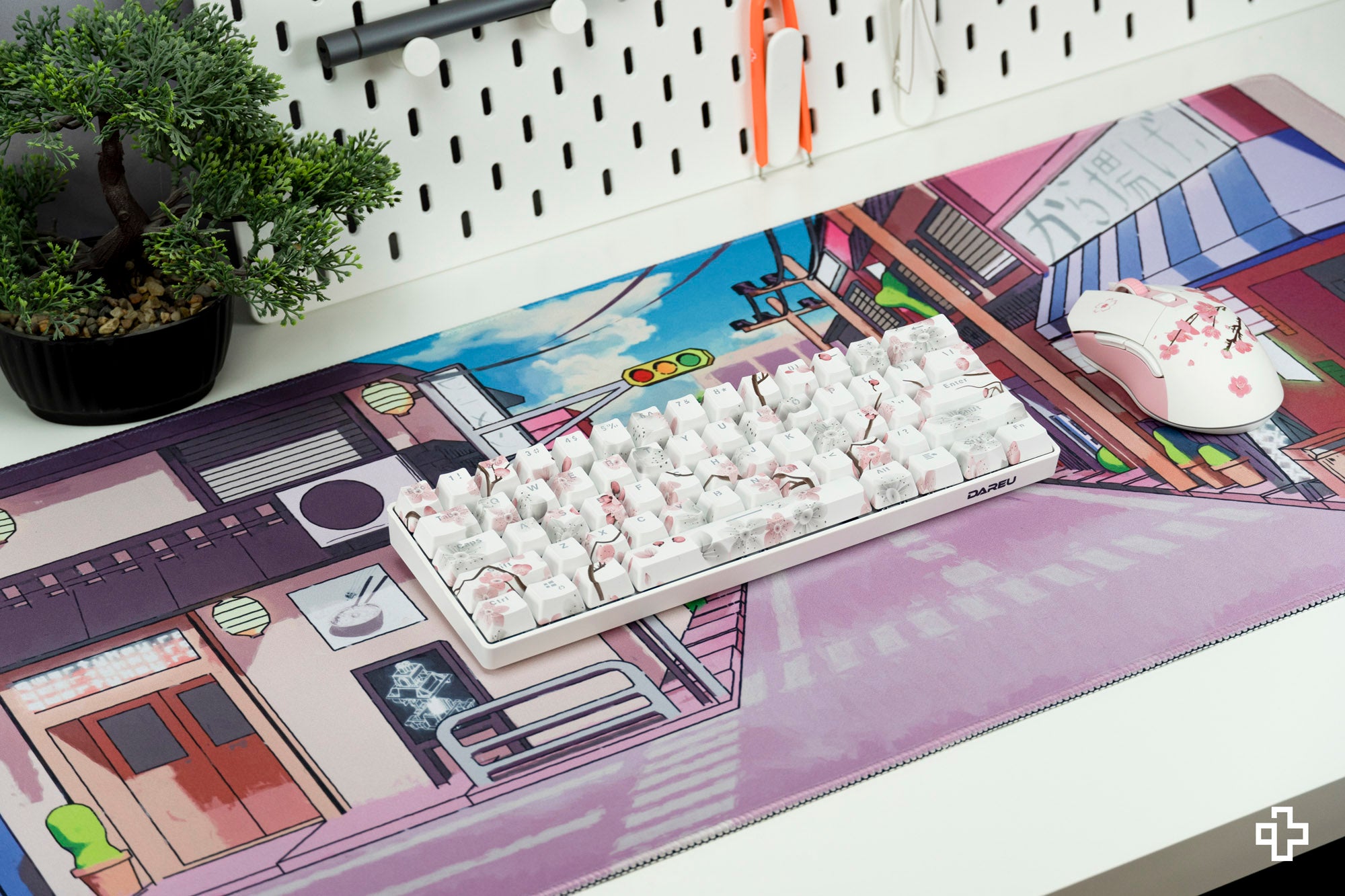 Deskmat Mousepad QwertyKey Japan Street 4mm margini cusute - QwertyKey