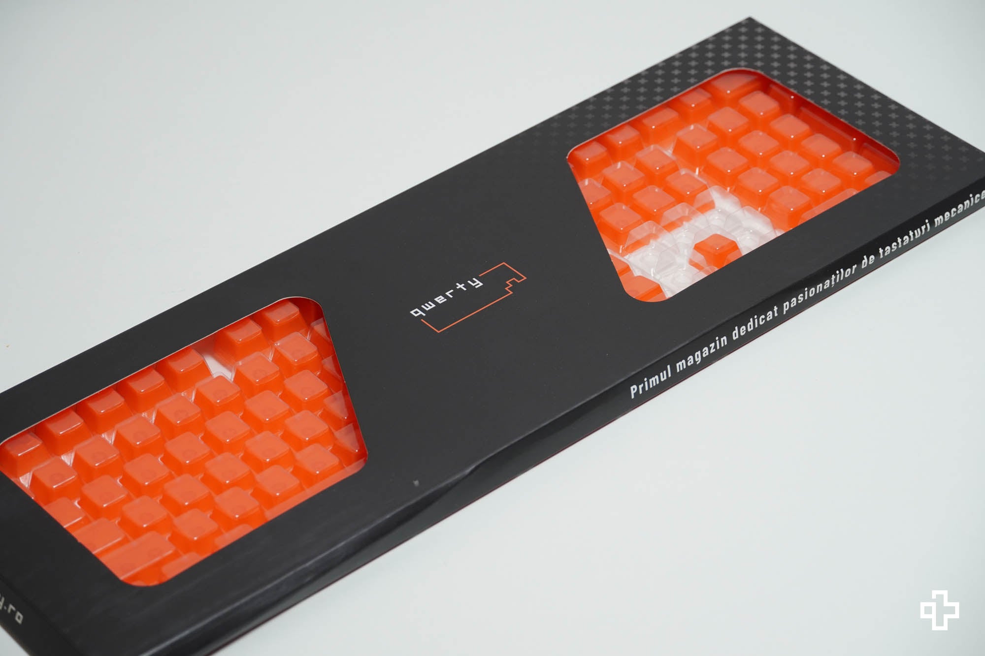 Set Taste QwertyKey Orange Transparent Blank Profil OEM Material ABS - QwertyKey