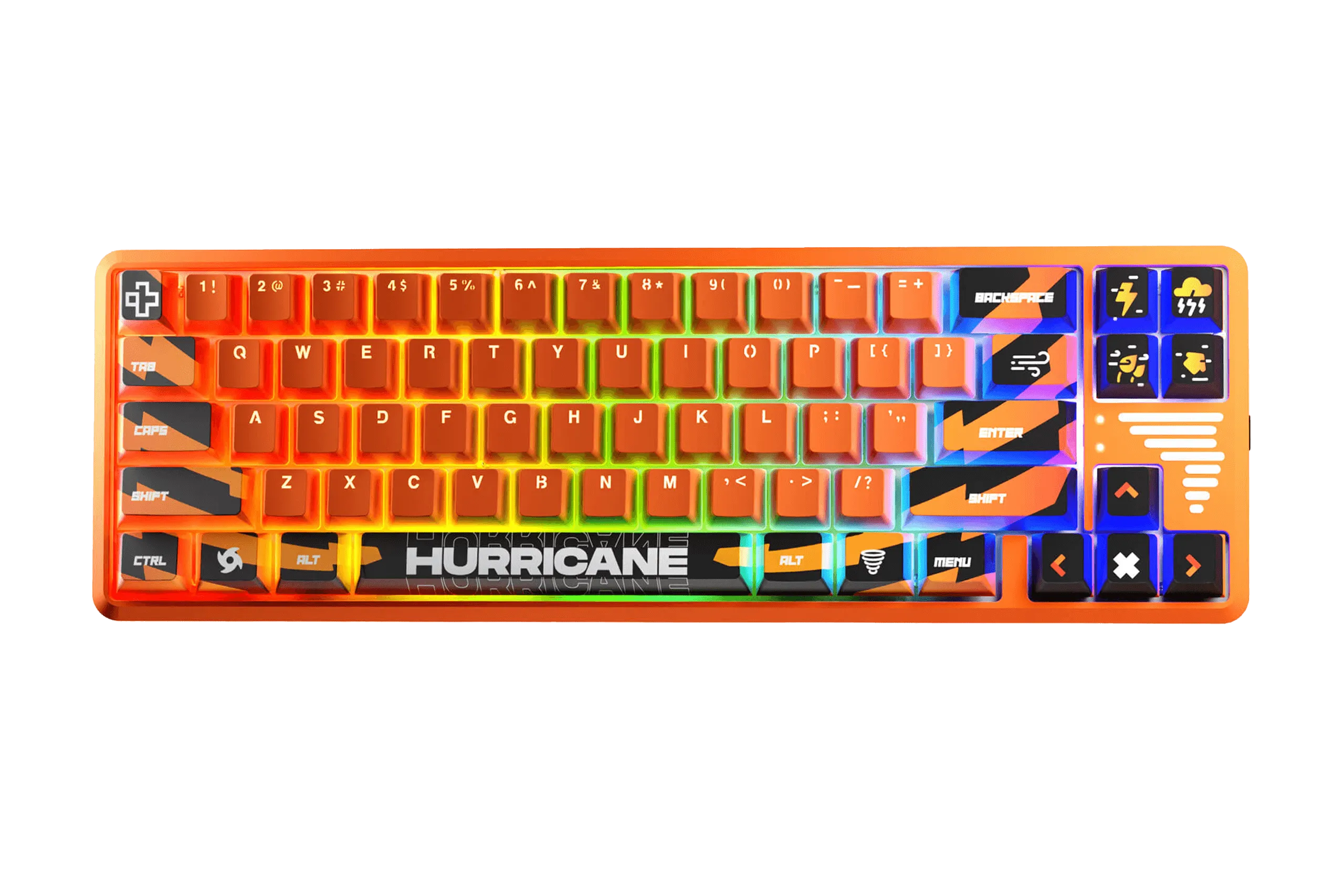 QwertyKey65 Hurricane Hotswap RGB Mechanical Gaming Keyboard