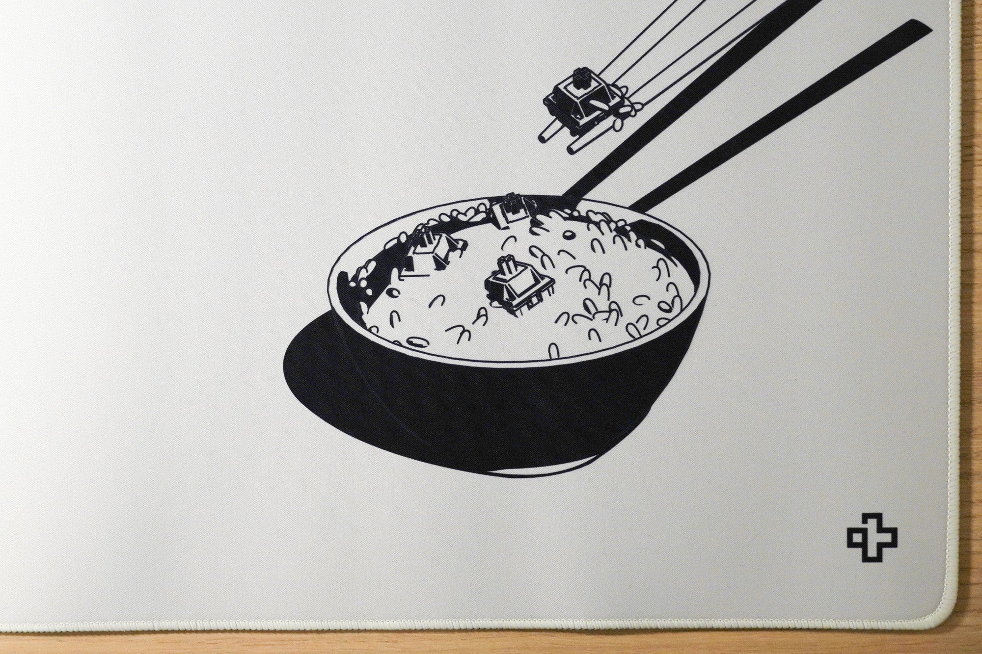 Deskmat Mousepad QwertyKey Rice 4mm margini cusute - QwertyKey