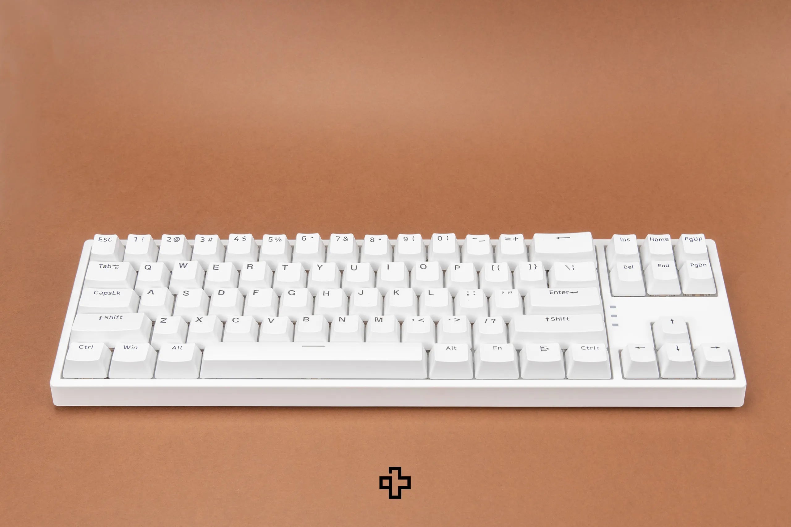 Set taste QwertyKey BoW V2 Black on White PBT Double Shot Profile OEM
