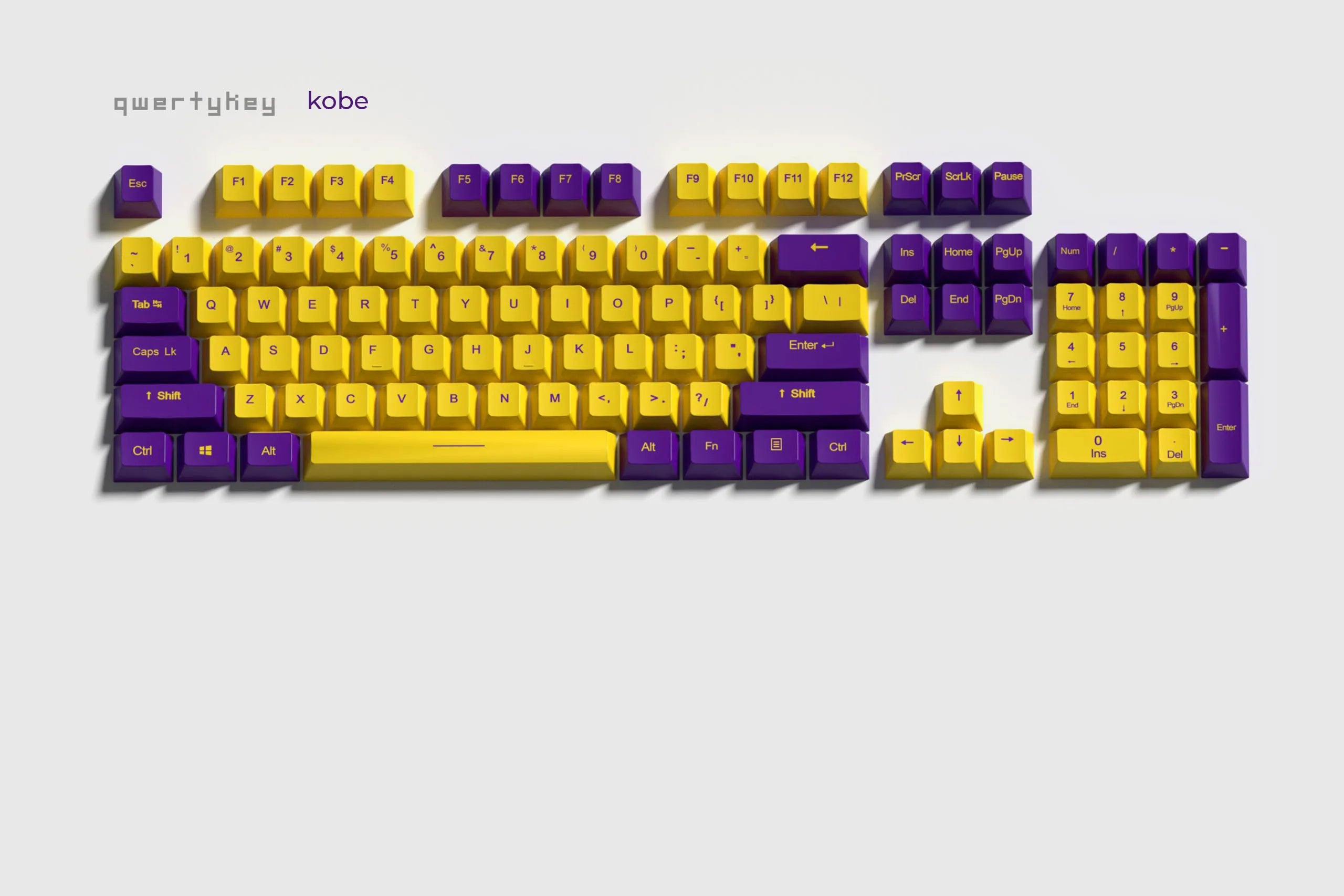 Set Taste QWERTY Kobe Bryant Profile OEM Material PBT – double shot