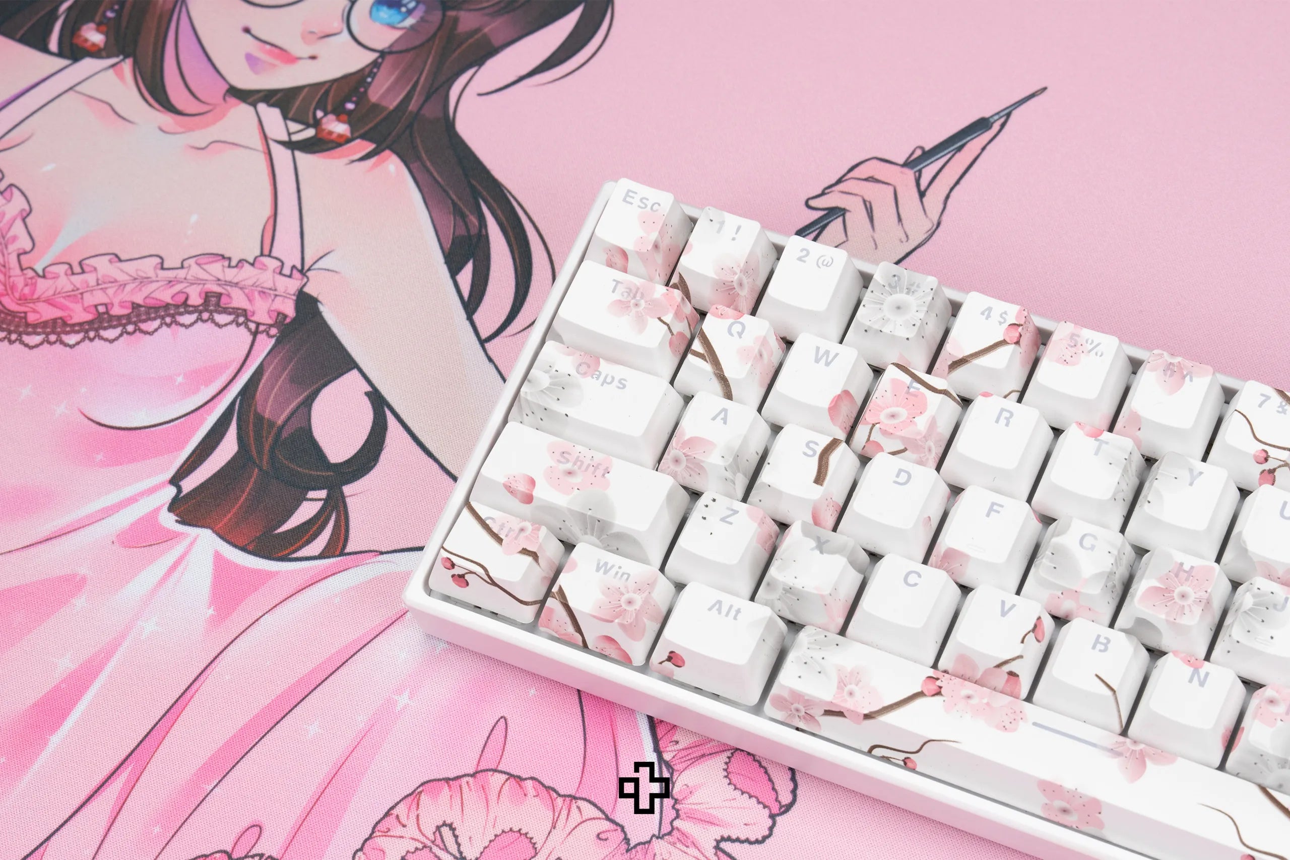 Set Taste Sakura Translucent OEM Material ABS double shot