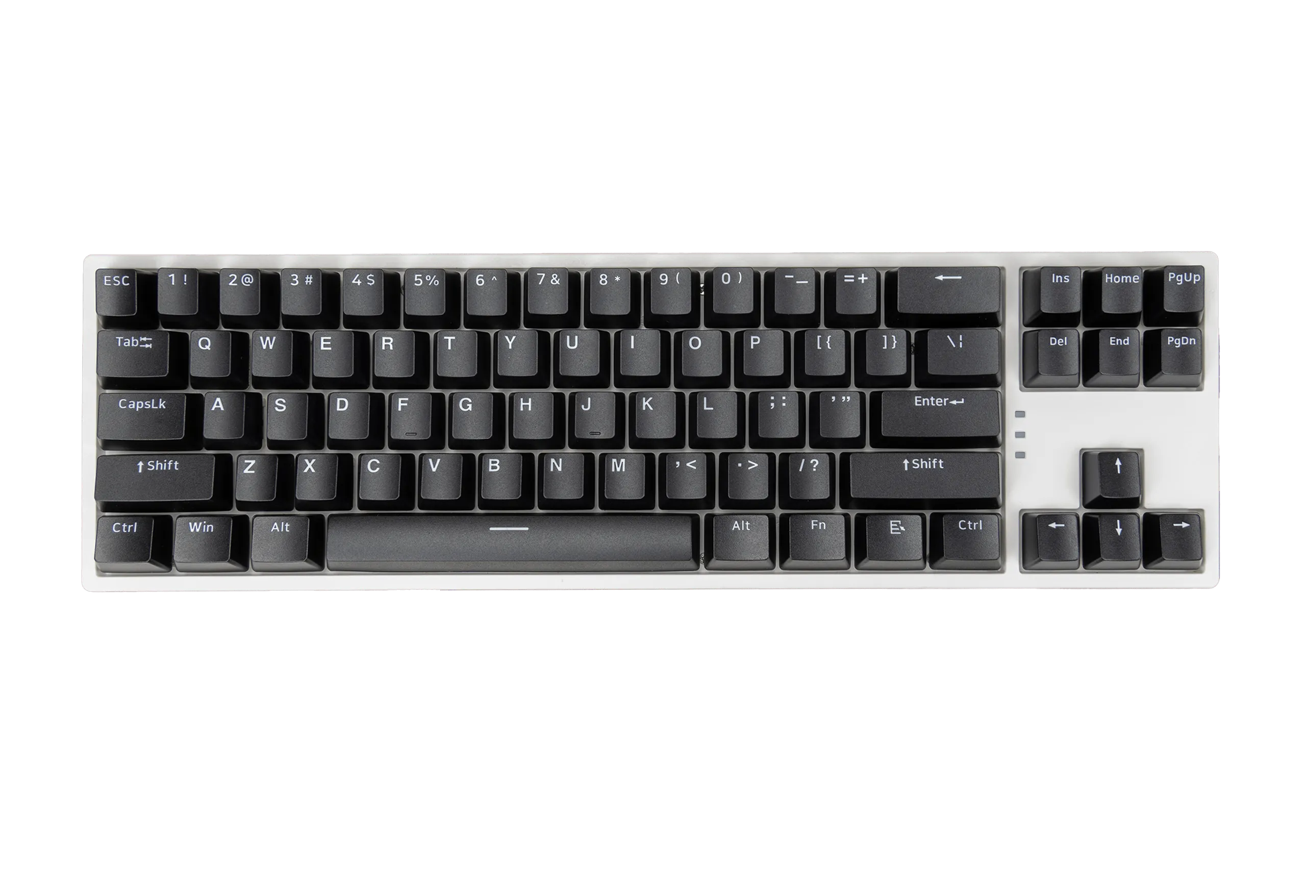 Set taste QwertyKey WoB V2 White on Black PBT Double Shot Profile OEM