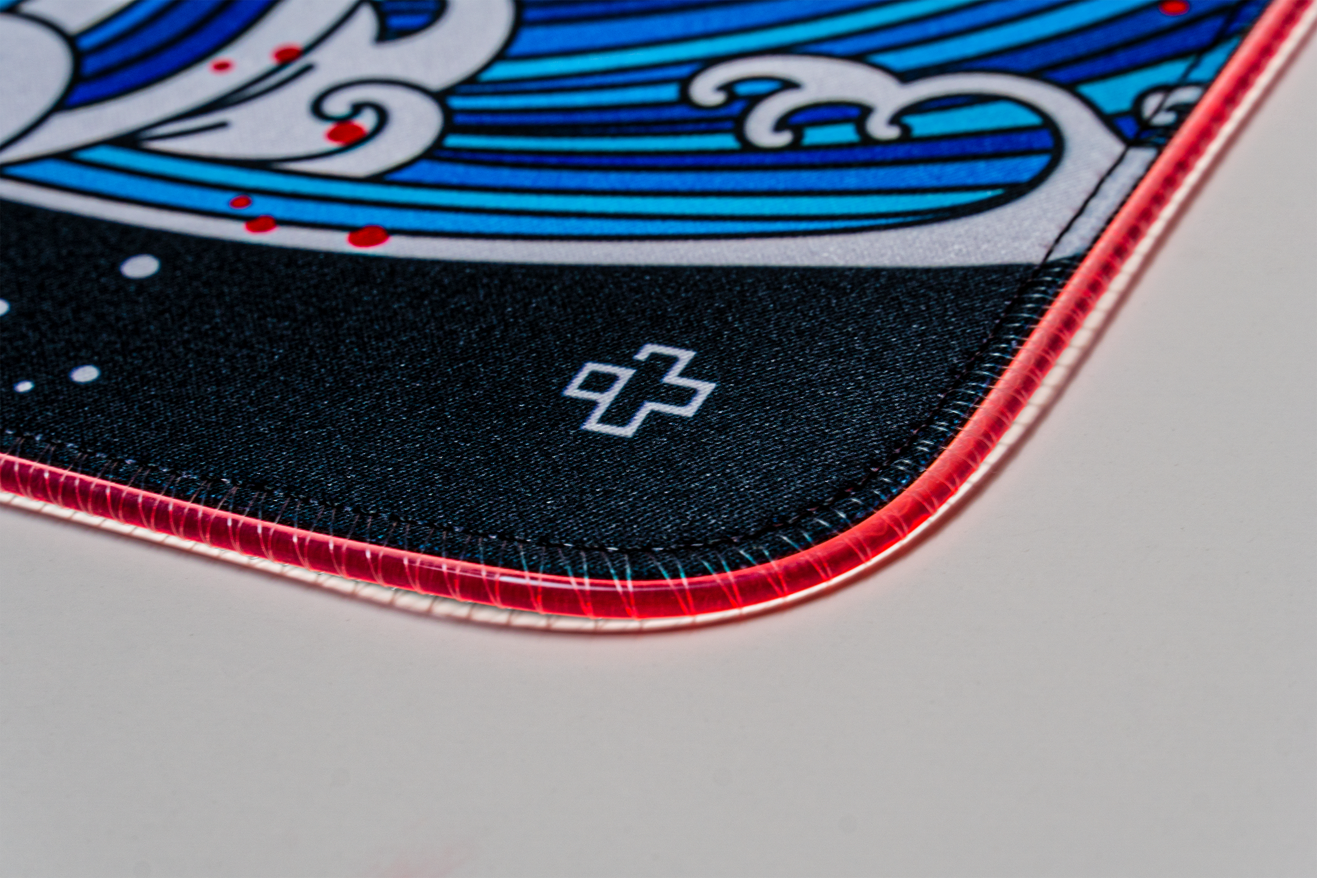 Deskmat Mousepad QwertyKey RGB JapanWave Software 4mm margini cusute