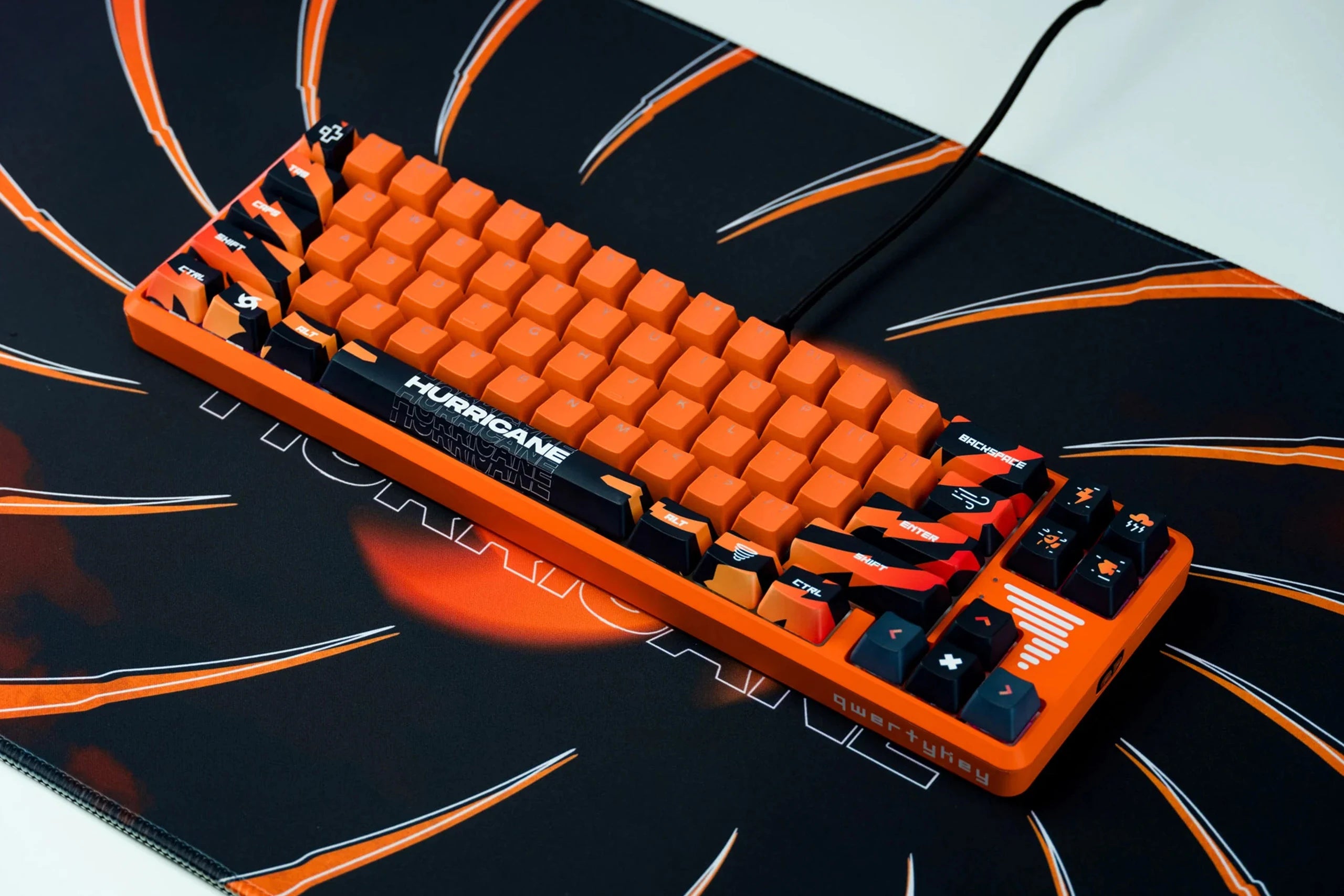 QwertyKey65 Hurricane Hotswap RGB Mechanical Gaming Keyboard