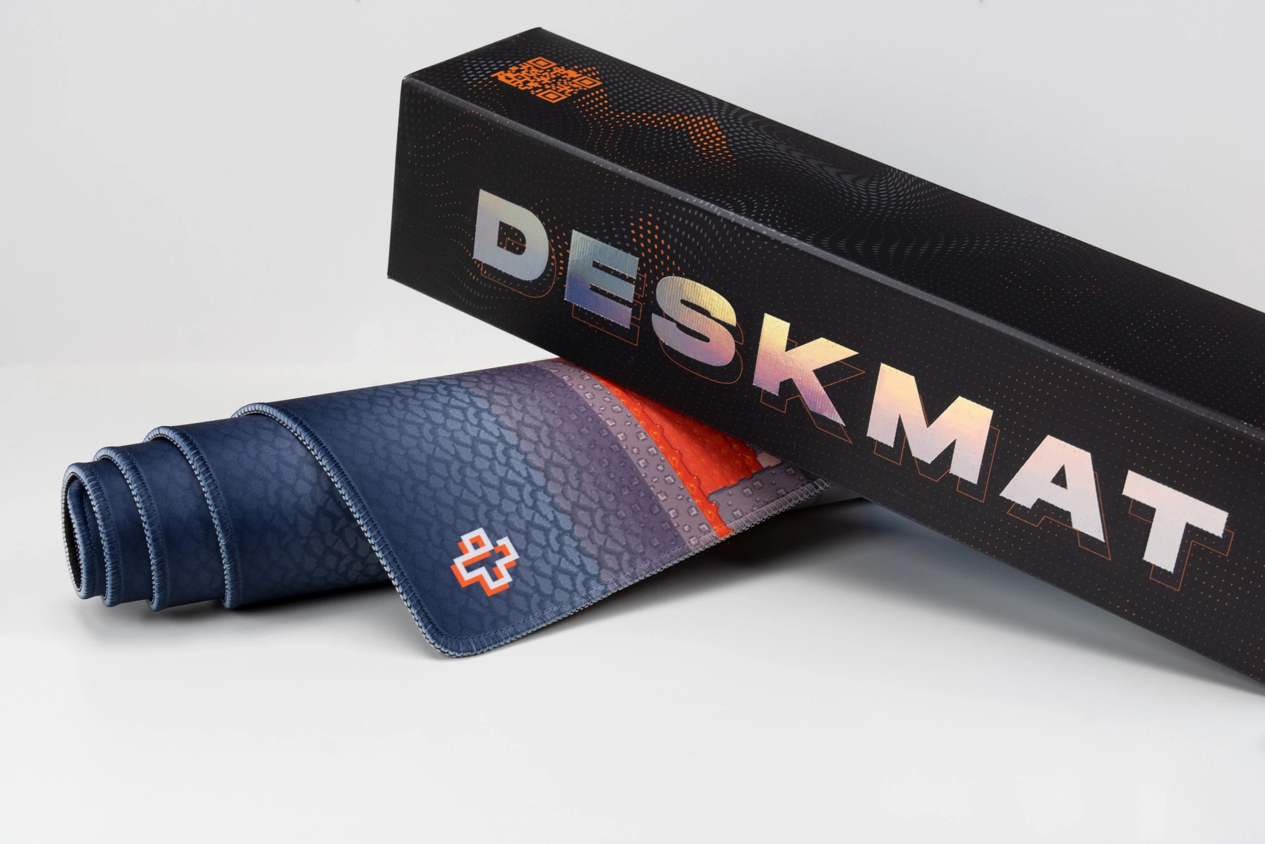 Deskmat Mousepad QwertyKey Arcade 4mm stitched edges