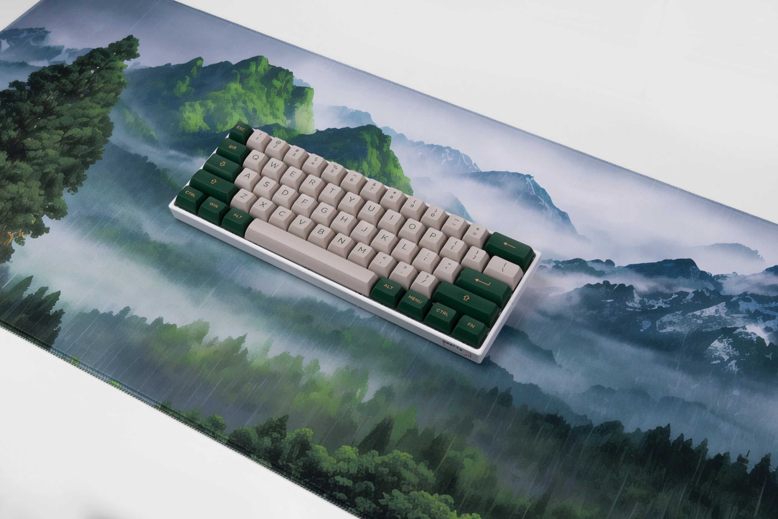 Deskmat Mousepad QwertyKey Forest 4mm margini cusute
