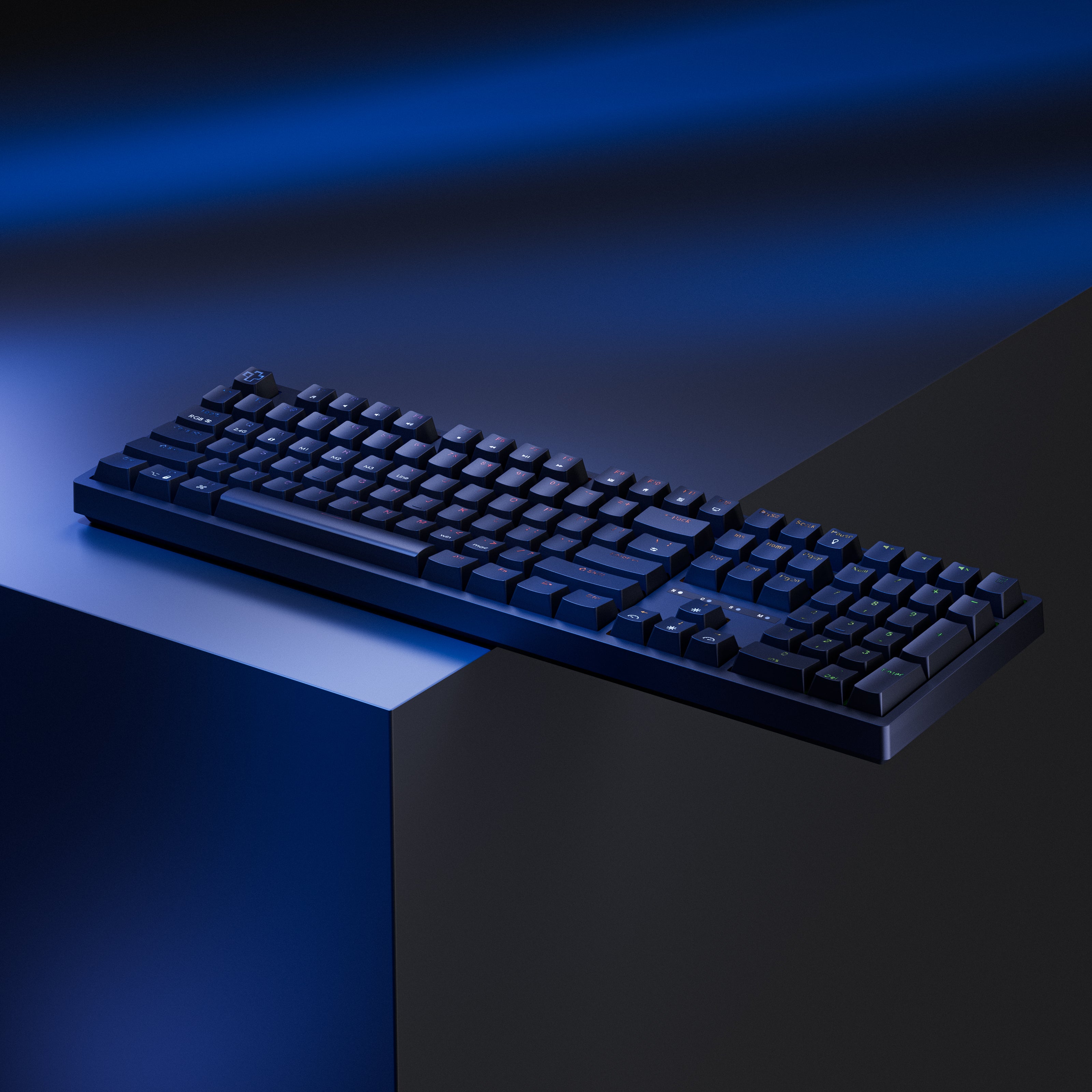 QwertyKey H100 Black Bluetooth Wireless Hotswap RGB Mechanical Gaming Keyboard