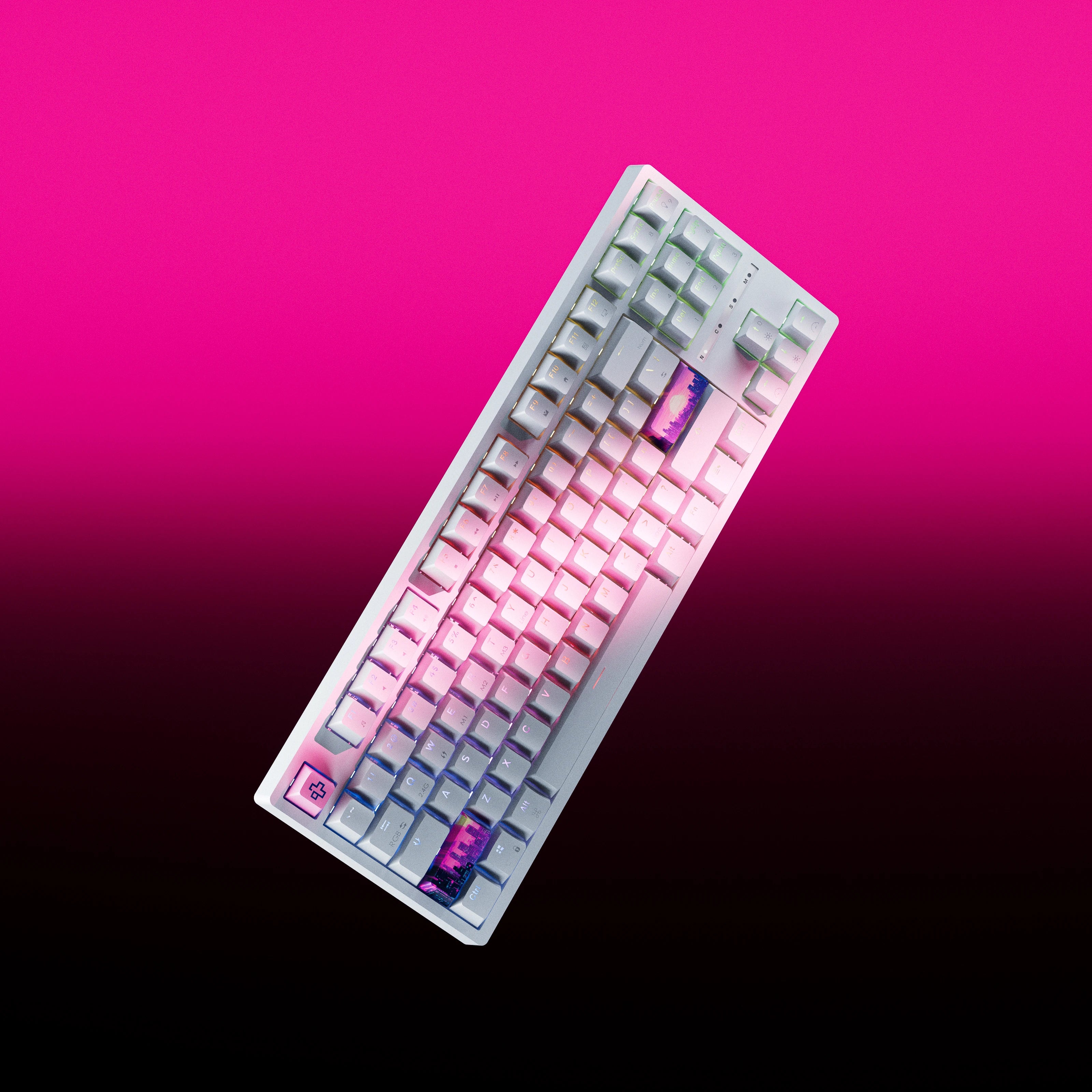 QwertyKey H87 Alba Bluetooth Wireless Hotswap RGB Tastatura Mecanica Gaming