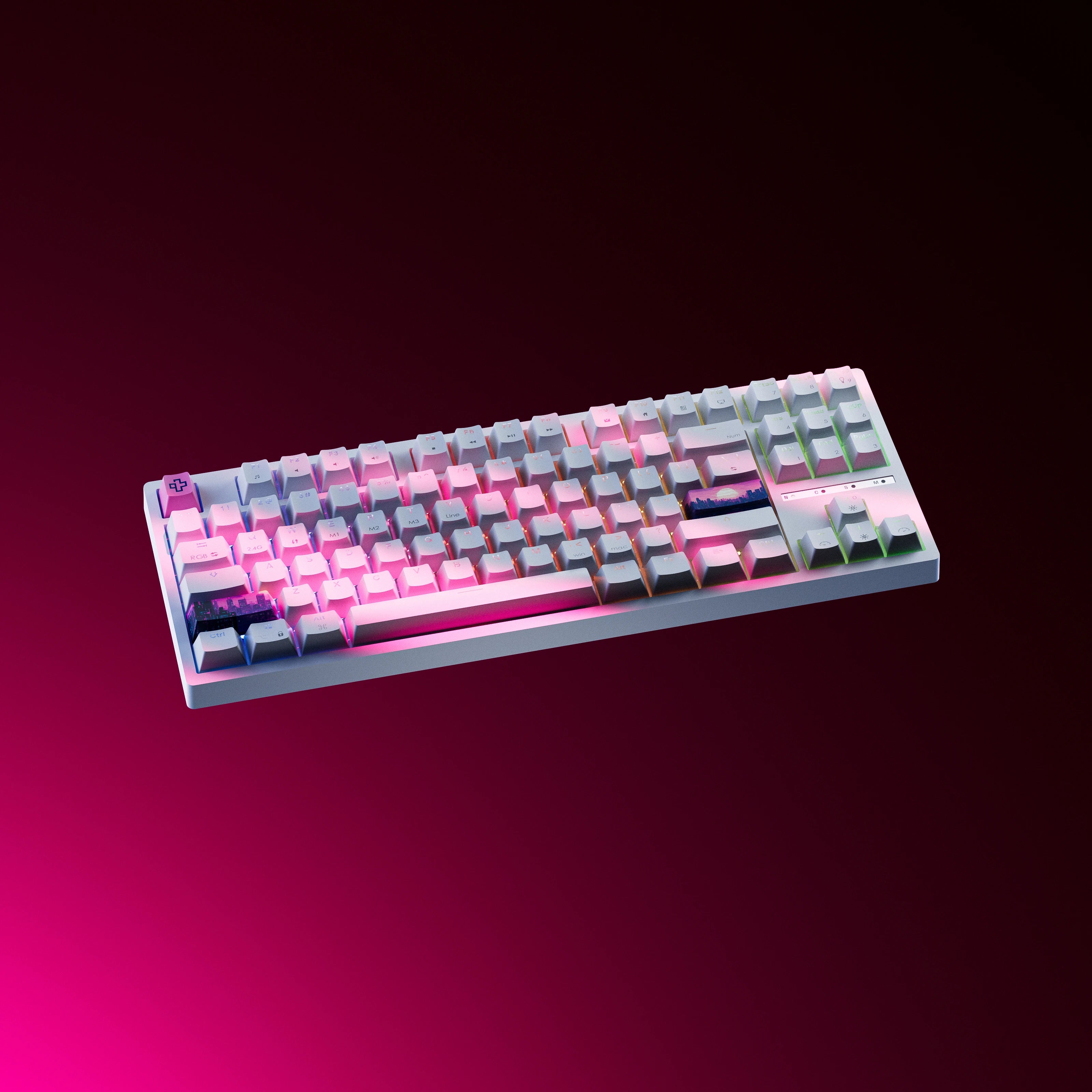 QwertyKey H87 Alba Bluetooth Wireless Hotswap RGB Tastatura Mecanica Gaming