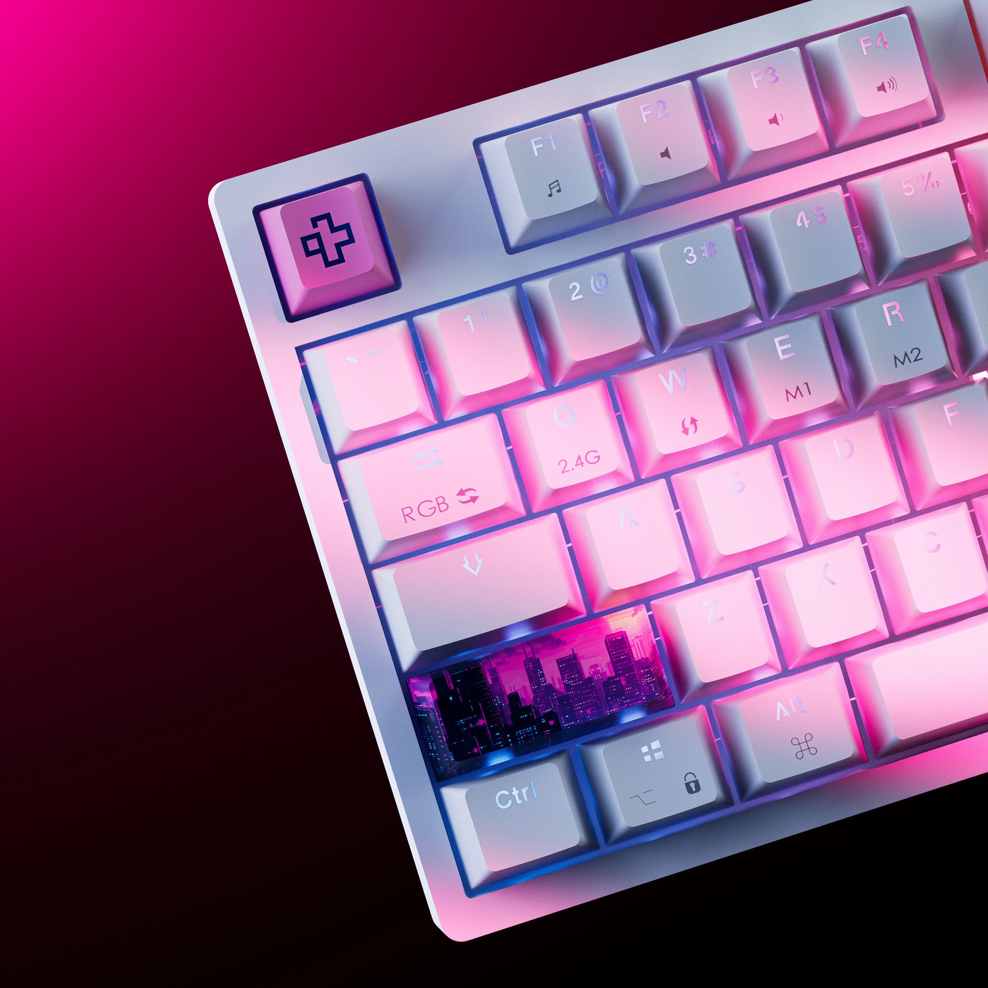 QwertyKey H87 Alba Bluetooth Wireless Hotswap RGB Tastatura Mecanica Gaming