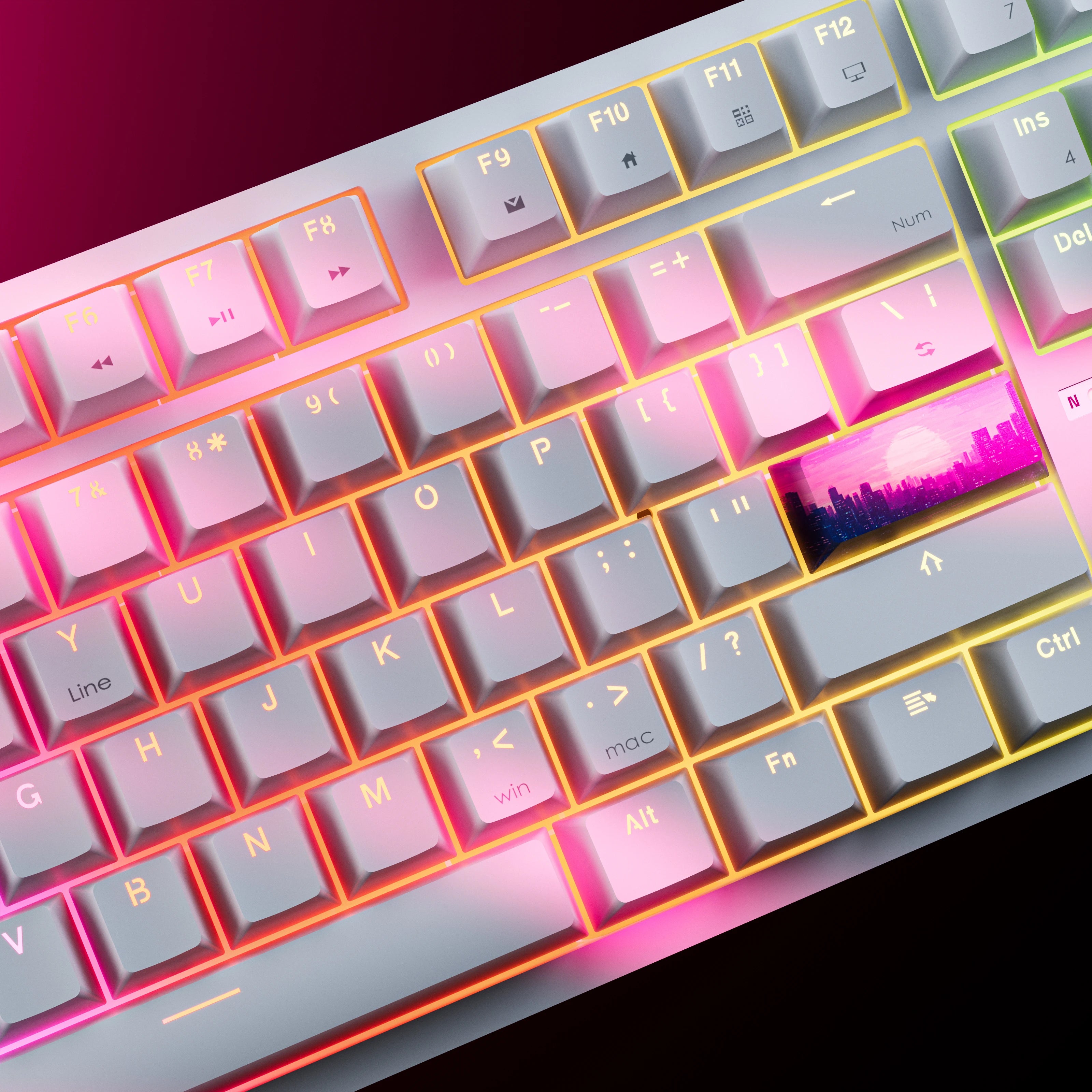 QwertyKey H87 Alba Bluetooth Wireless Hotswap RGB Tastatura Mecanica Gaming
