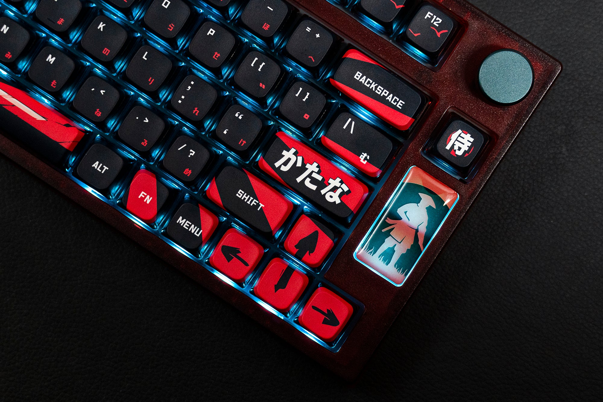QwertyKey75 Samurai Bluetooth Wireless Hotswap RGB VIA/QMK Gasket Mounted Gaming Mechanical Keyboard