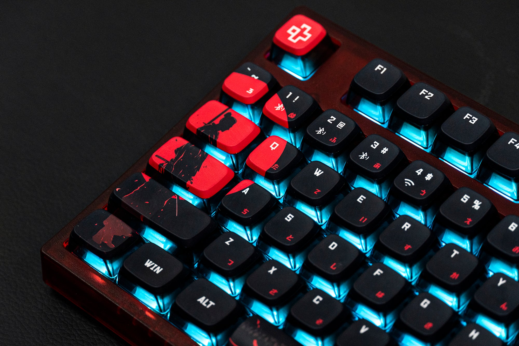 QwertyKey75 Samurai Bluetooth Wireless Hotswap RGB VIA/QMK Gasket Mounted Gaming Mechanical Keyboard