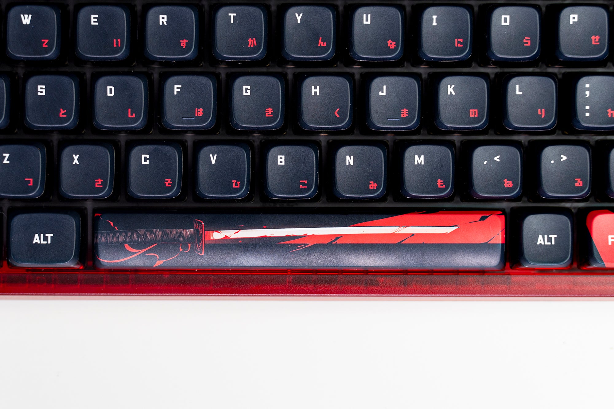 QwertyKey75 Samurai Bluetooth Wireless Hotswap RGB VIA/QMK Gasket Mounted Gaming Mechanical Keyboard