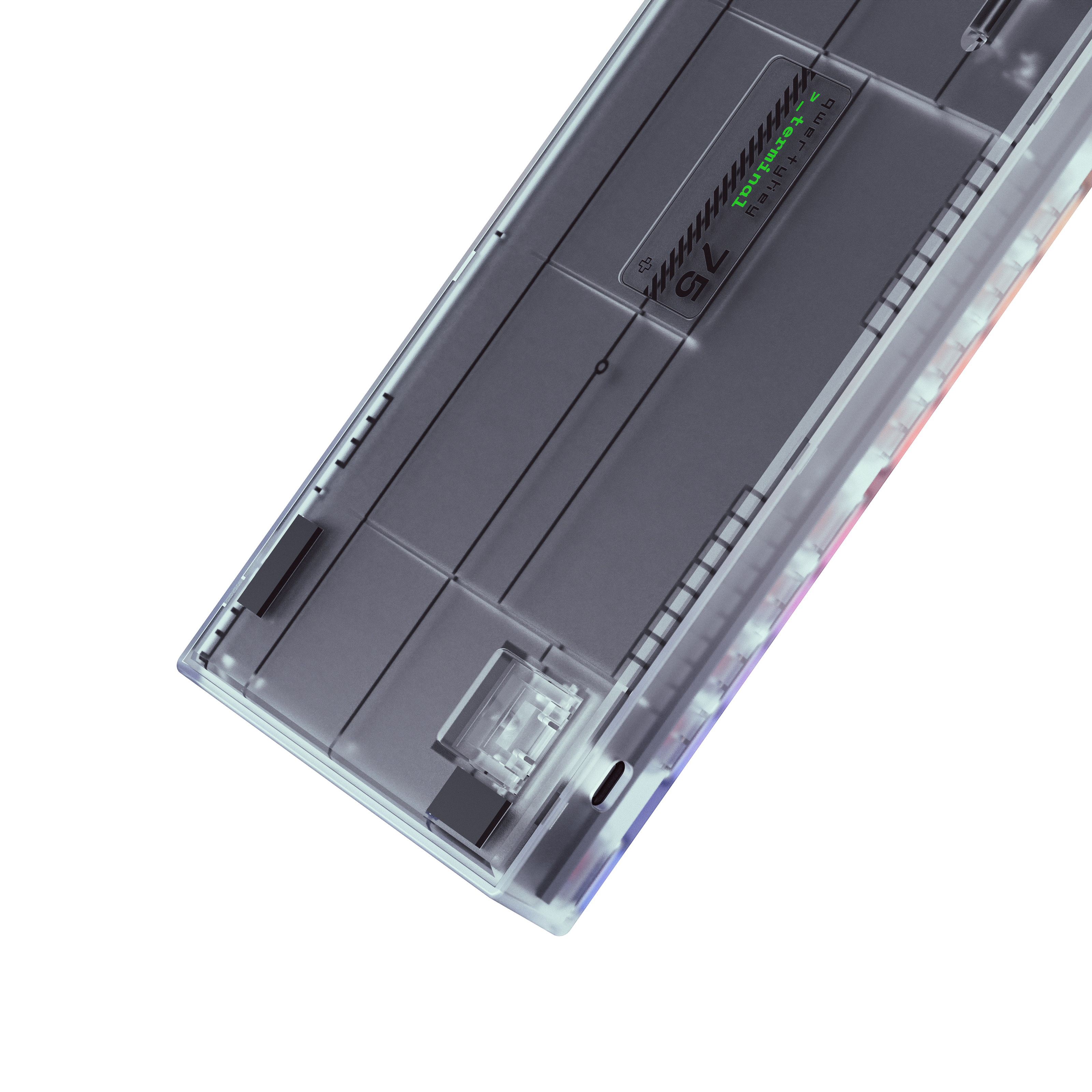 QwertyKey75 Terminal Bluetooth Wireless Hotswap RGB VIA/QMK Gasket Mounted Gaming Mechanical Keyboard