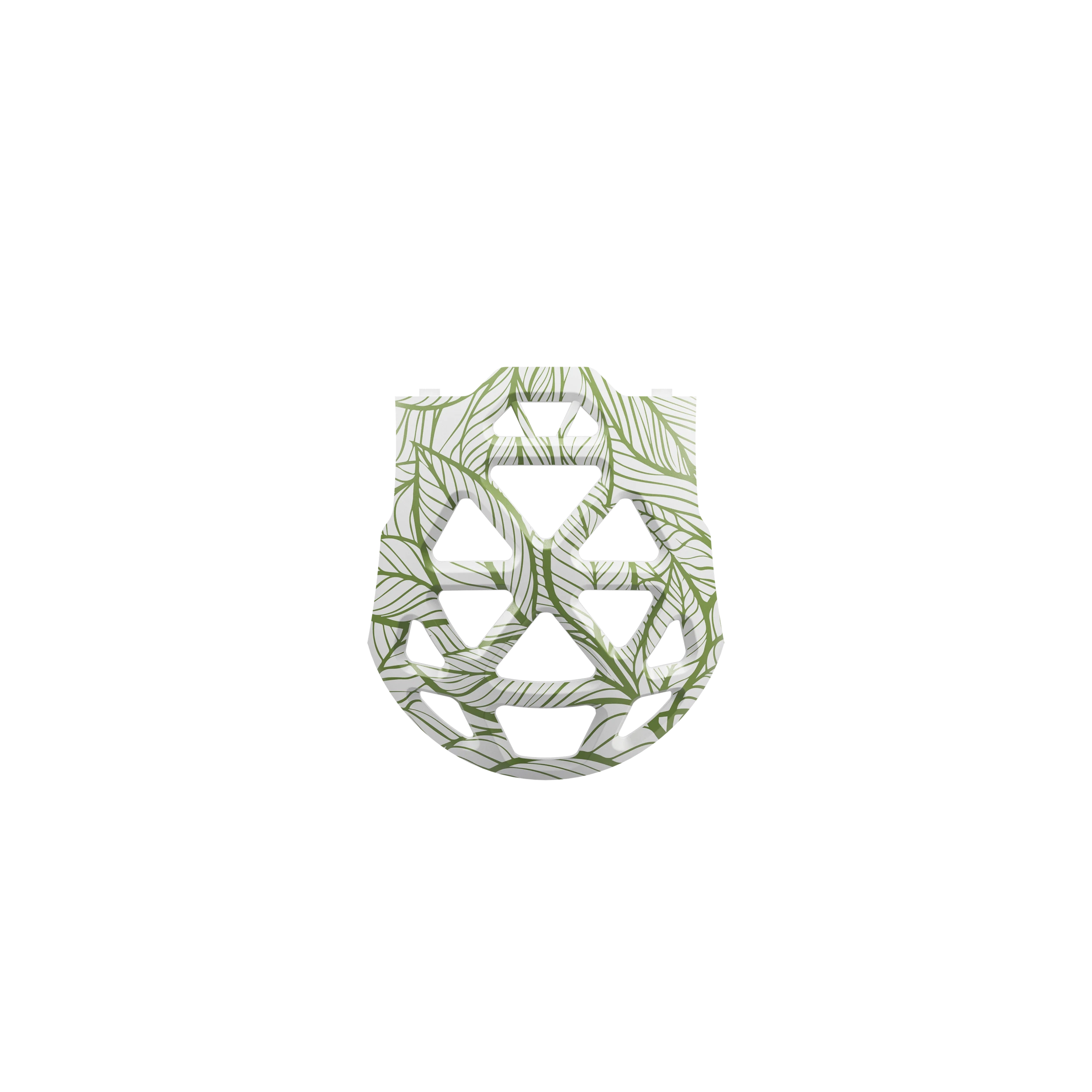 QKM1 Leaf White Mouse Cover