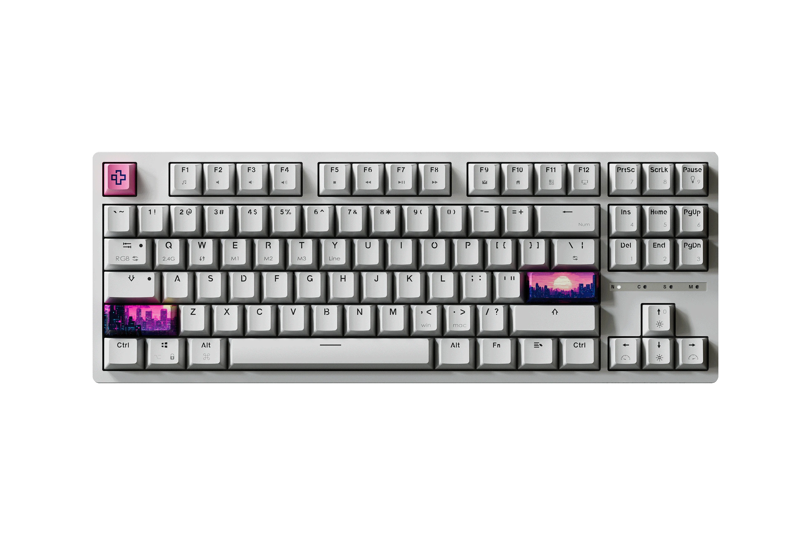 QwertyKey H87 Alba Bluetooth Wireless Hotswap RGB Gaming Mechanical Keyboard