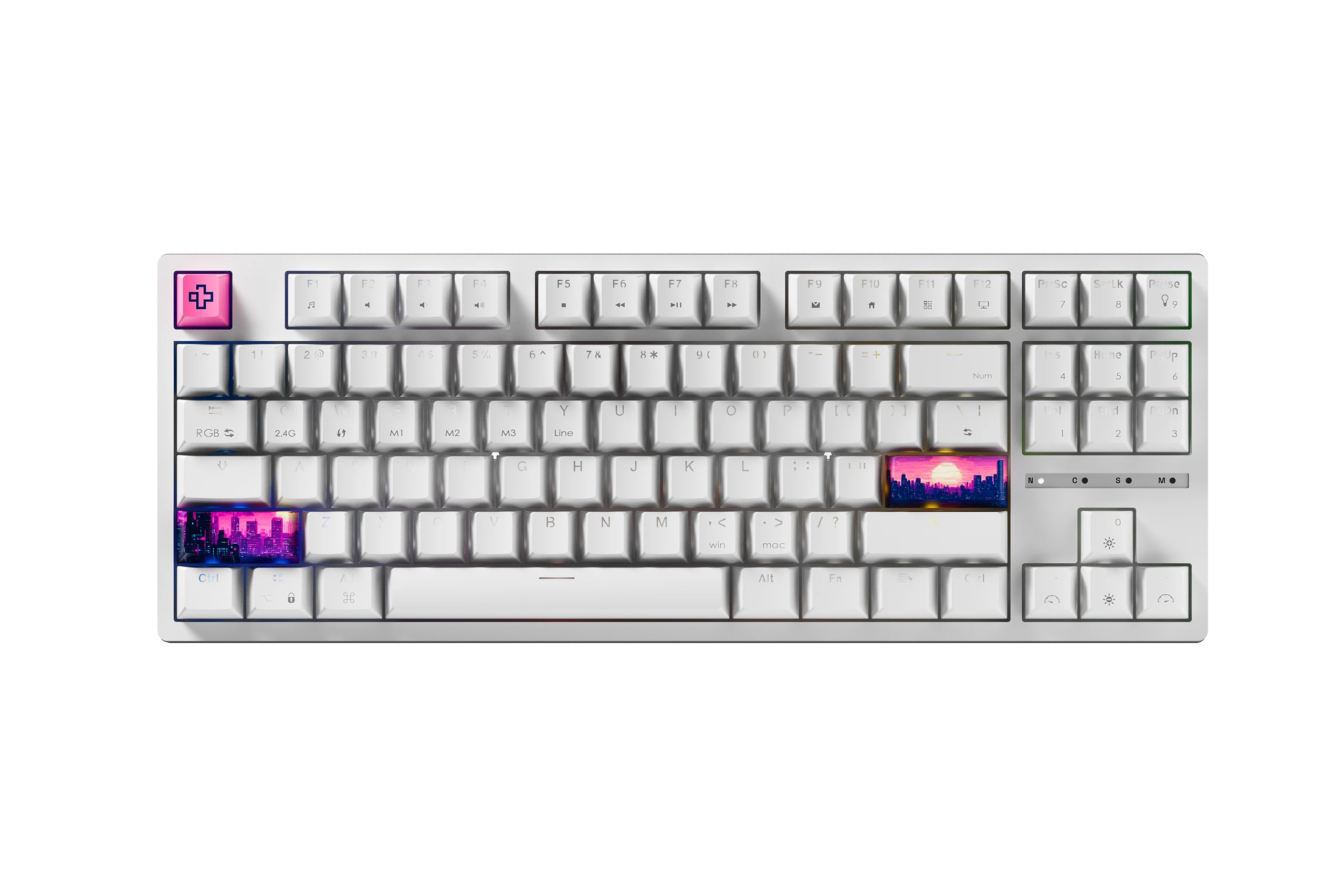 QwertyKey H87 Alba Bluetooth Wireless Hotswap RGB Gaming Mechanical Keyboard