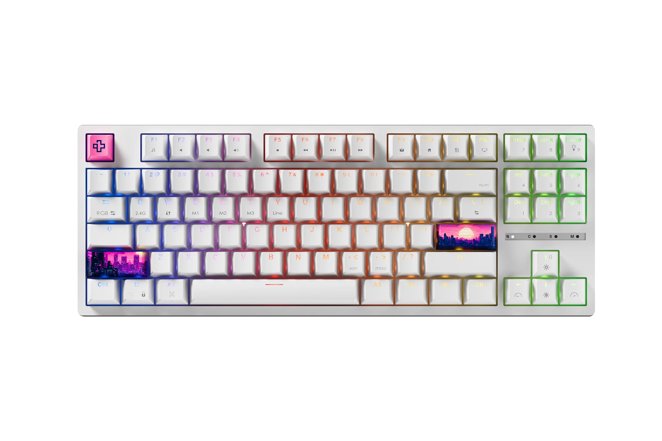 QwertyKey H87 Alba Bluetooth Wireless Hotswap RGB Gaming Mechanical Keyboard