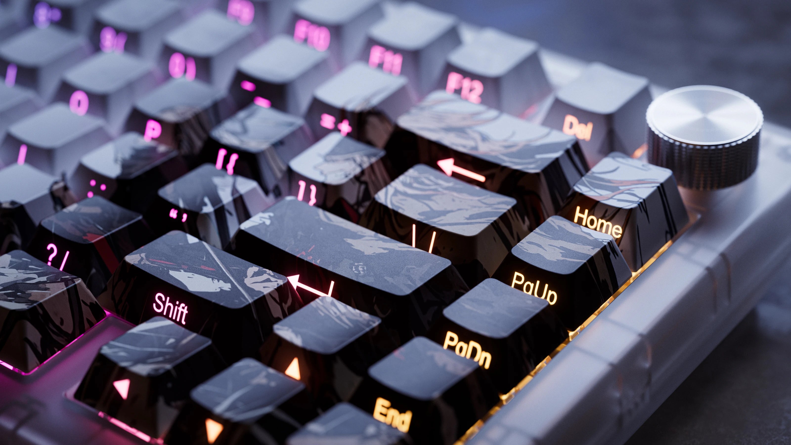 QwertyKey75 HE Striker – Hall Effect, Rapid Trigger, RGB, Snap Tap, Switch-uri Magnetice