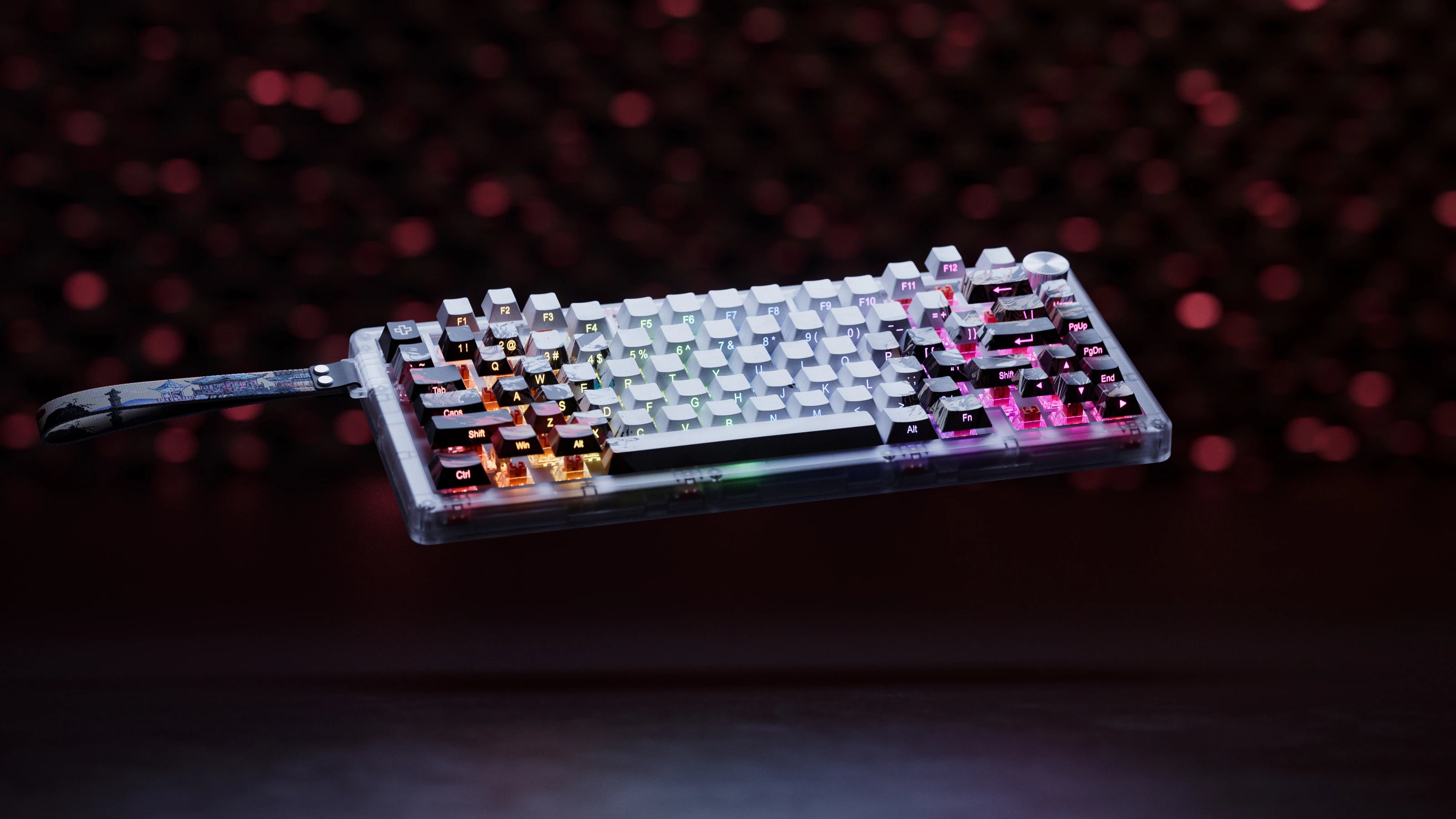 QwertyKey75 HE Striker – Hall Effect, Rapid Trigger, RGB, Snap Tap, Switch-uri Magnetice