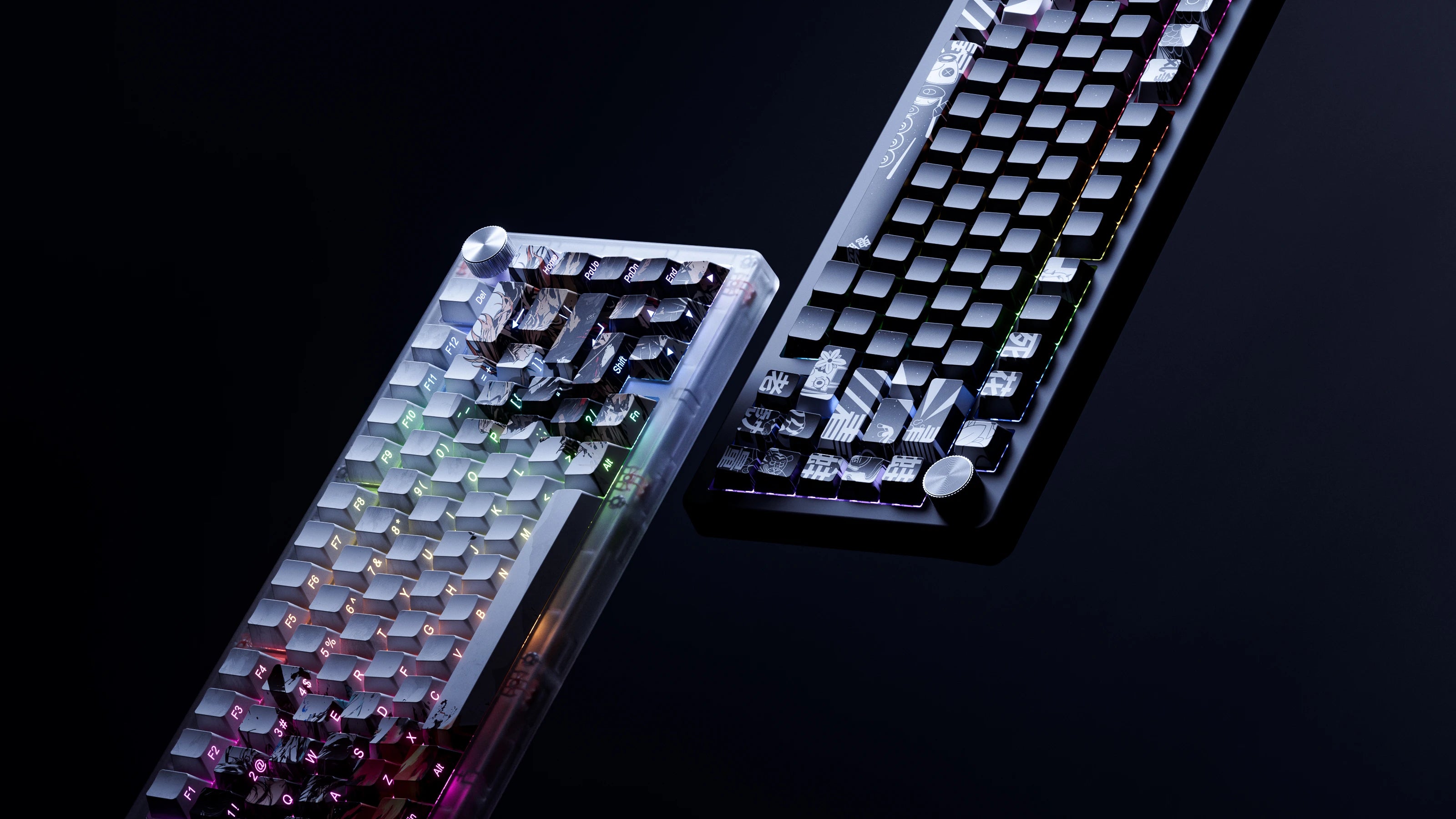QwertyKey75 HE Striker – Hall Effect, Rapid Trigger, RGB, Snap Tap, Switch-uri Magnetice
