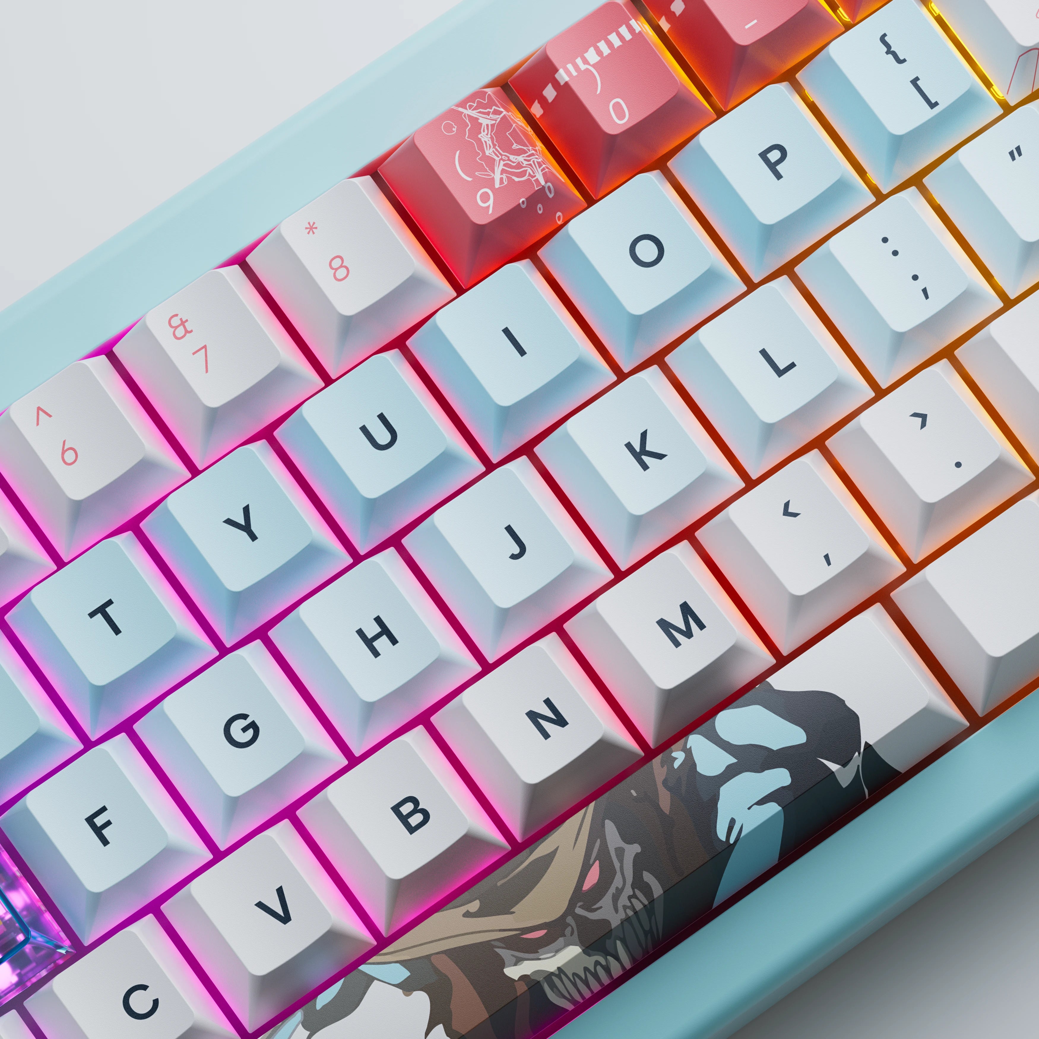 QwertyKey61 PRO Western Bluetooth Wireless Hotswap RGB VIA Mechanical Gaming Keyboard
