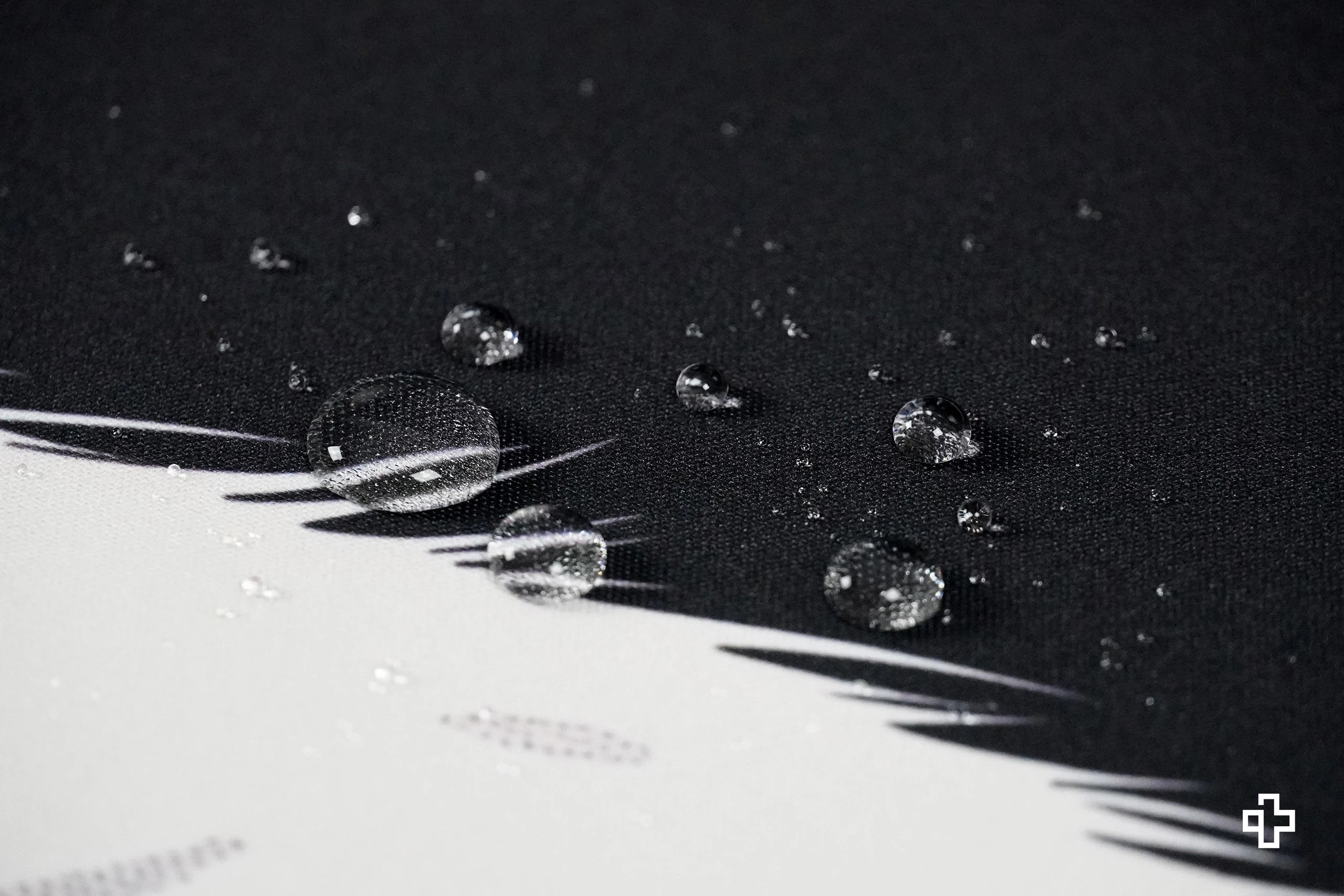 Deskmat Mousepad QwertyKey Black Cat 4mm stitched edges