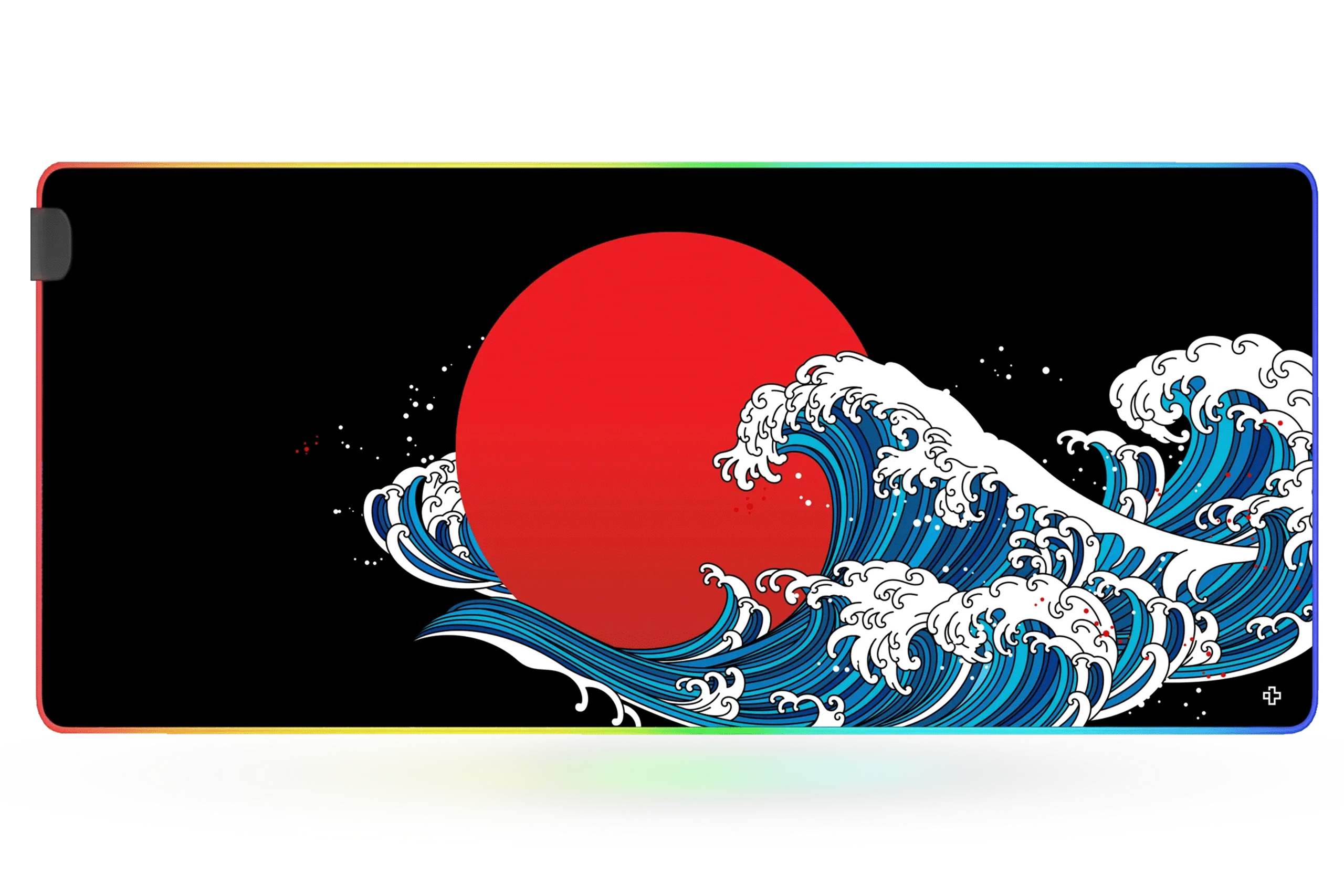 Deskmat Mousepad QwertyKey RGB JapanWave Software 4mm stitched edges