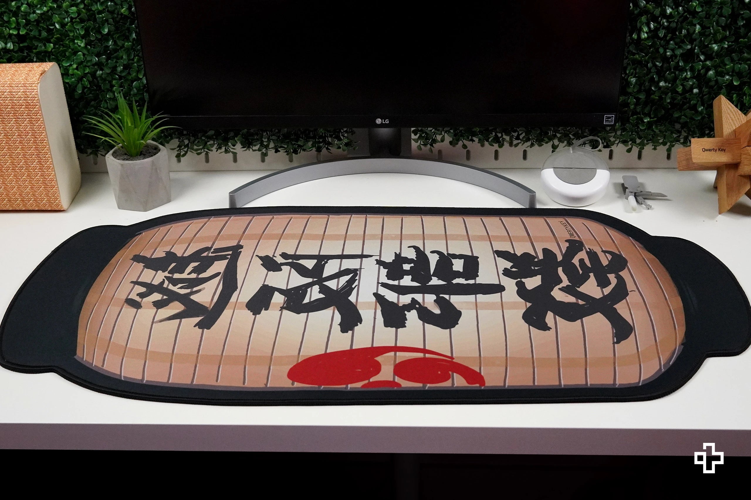 Deskmat Mousepad QwertyKey Striker 4mm margini cusute