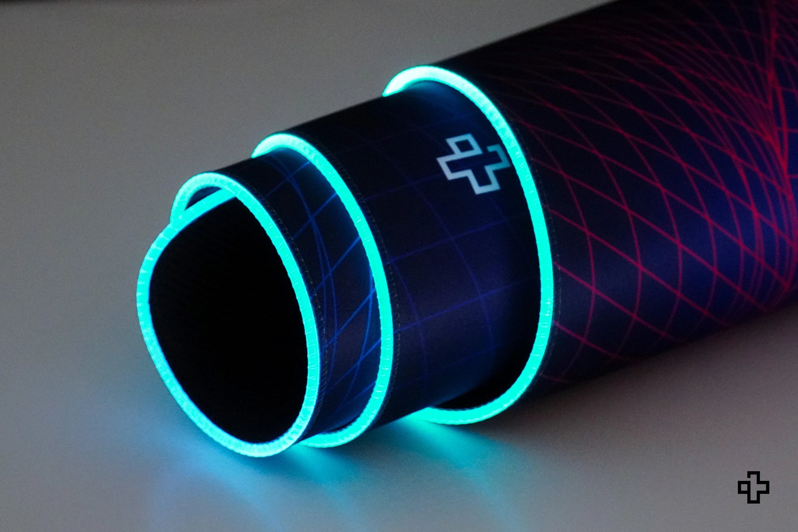 Deskmat Mousepad QwertyKey RGB CyberWave V2 4mm margini cusute