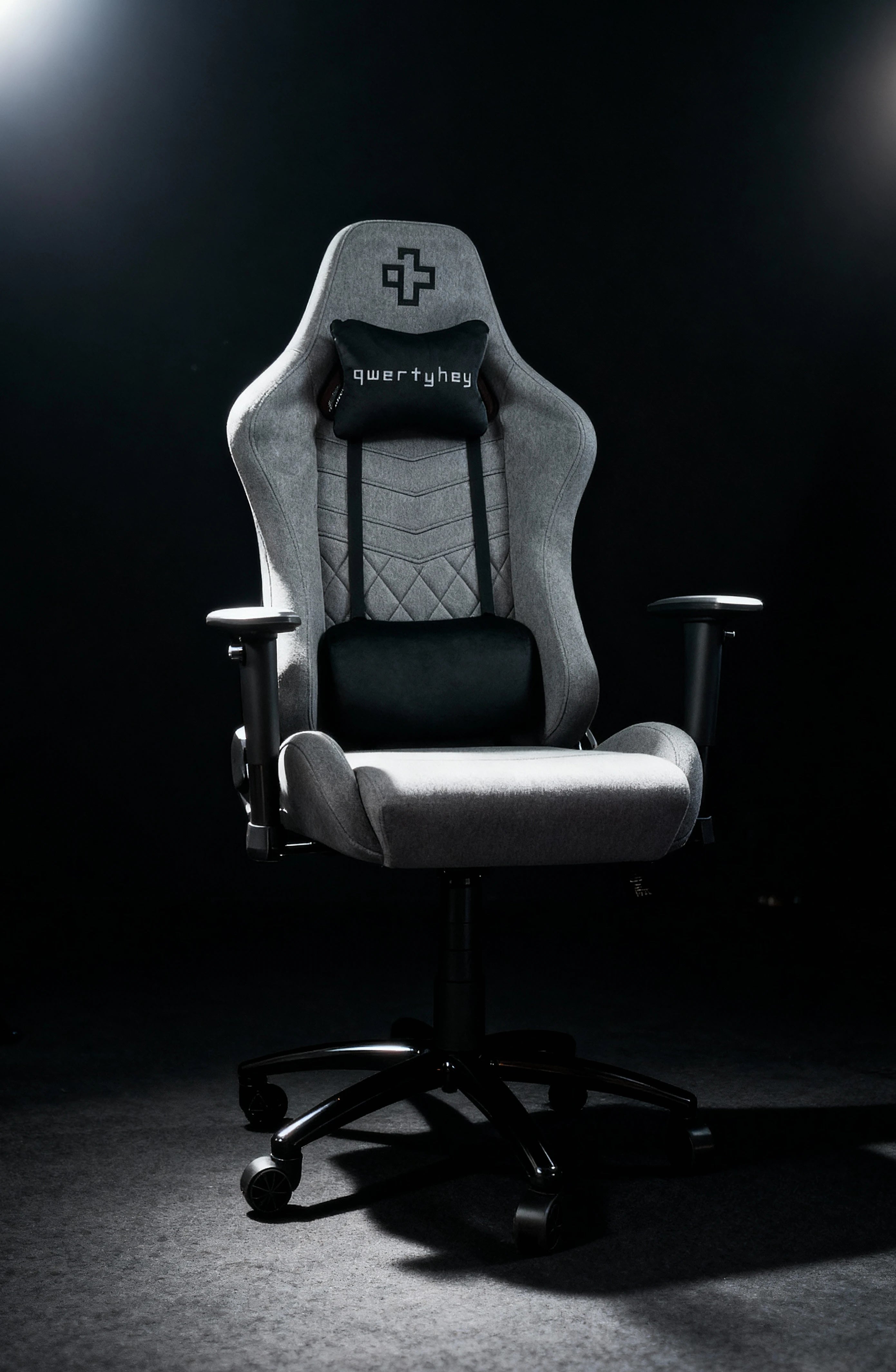 QwertyKey Gaming Chair - QK/ALT, gray