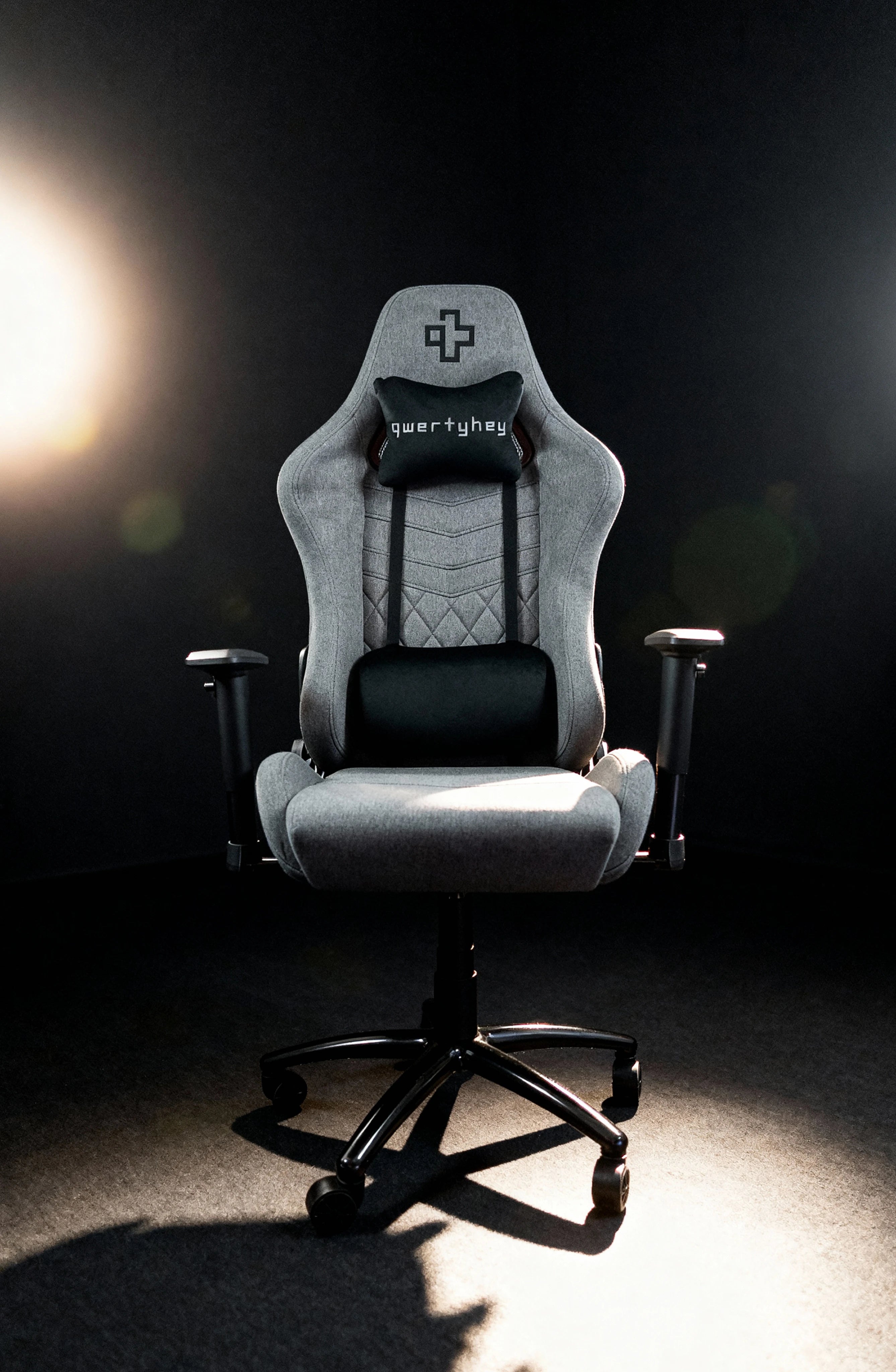 QwertyKey Gaming Chair - QK/ALT, gray
