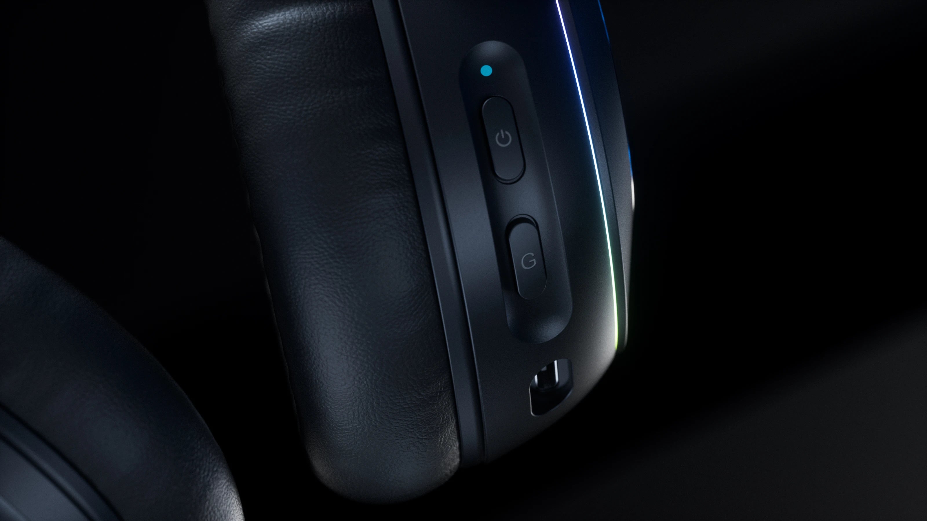 Casti gaming wireless QwertyKey Pulse, Trio Mode, RGB, Software, Microfon cu functie de Noise Canceling cu AI