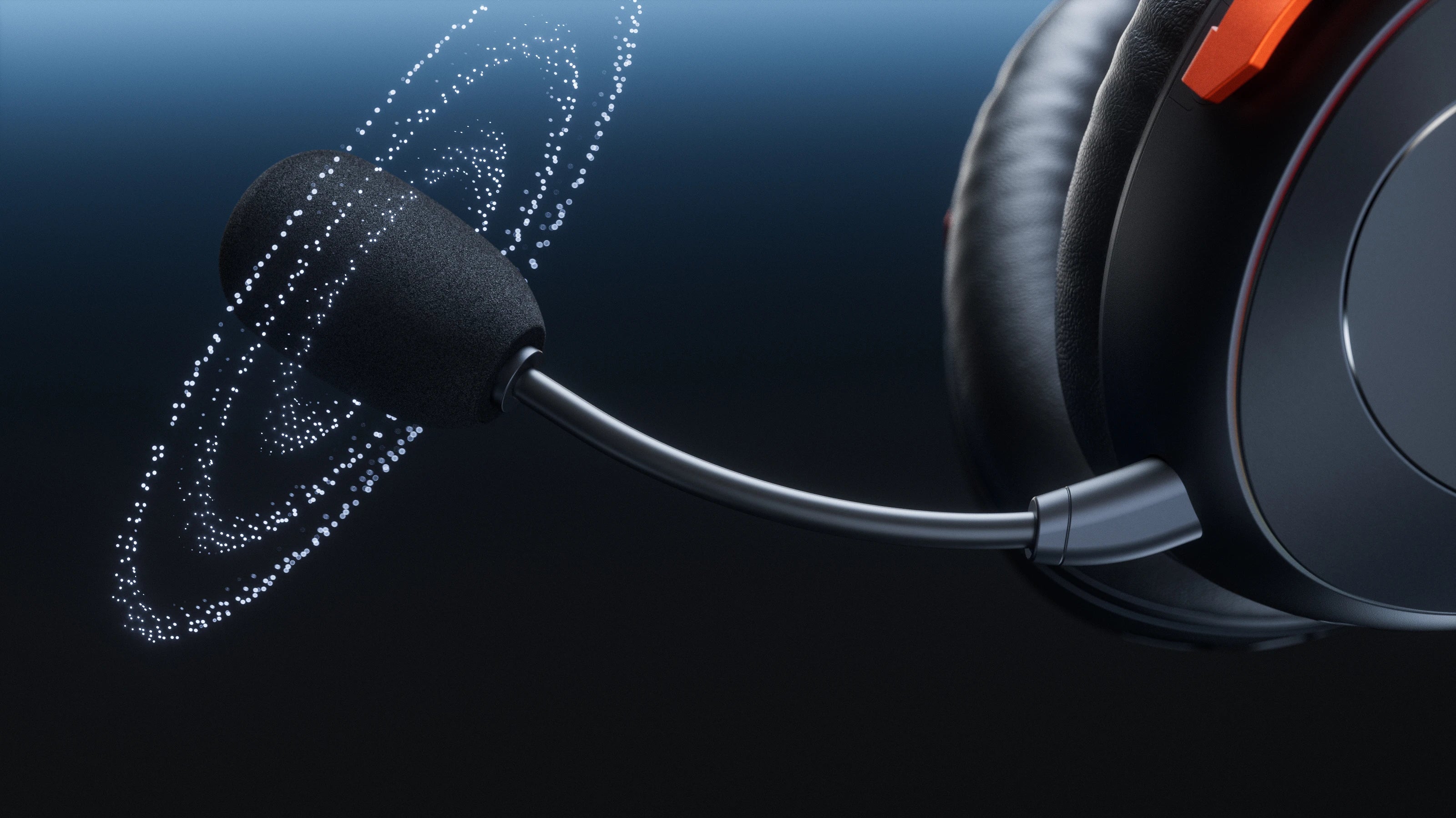 Casti gaming wireless QwertyKey Pulse, Trio Mode, RGB, Software, Microfon cu functie de Noise Canceling cu AI