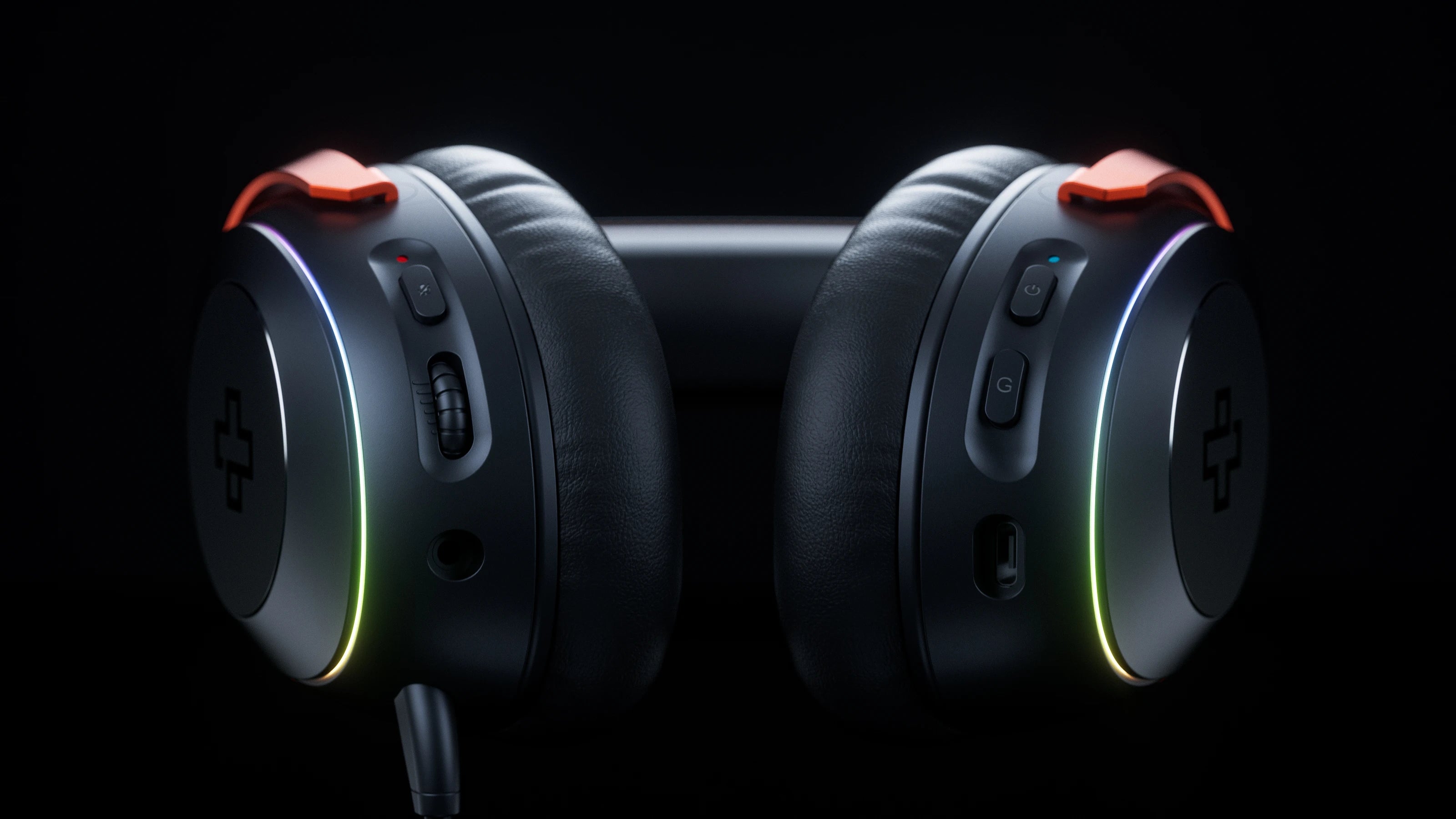 Casti gaming wireless QwertyKey Pulse, Trio Mode, RGB, Software, Microfon cu functie de Noise Canceling cu AI
