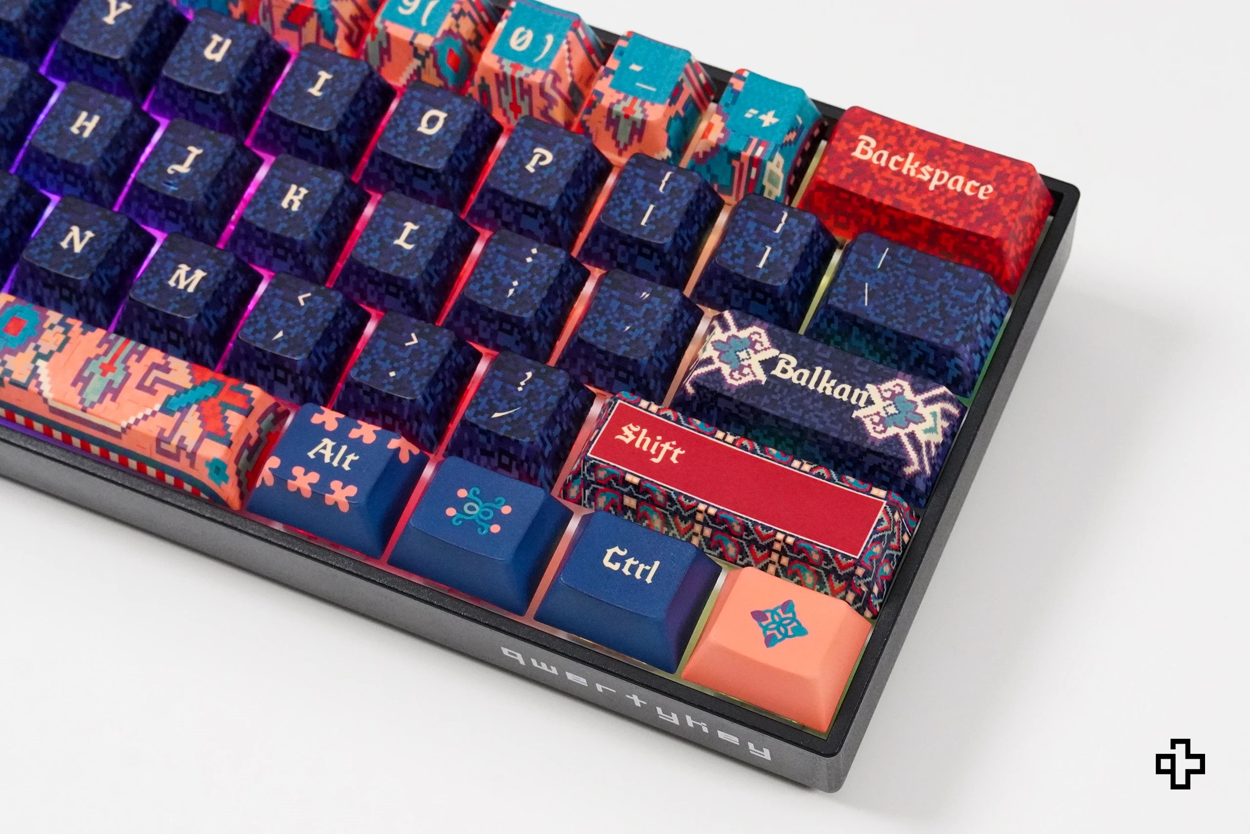 QwertyKey Balkan Hotswap RGB Mechanical Gaming Keyboard
