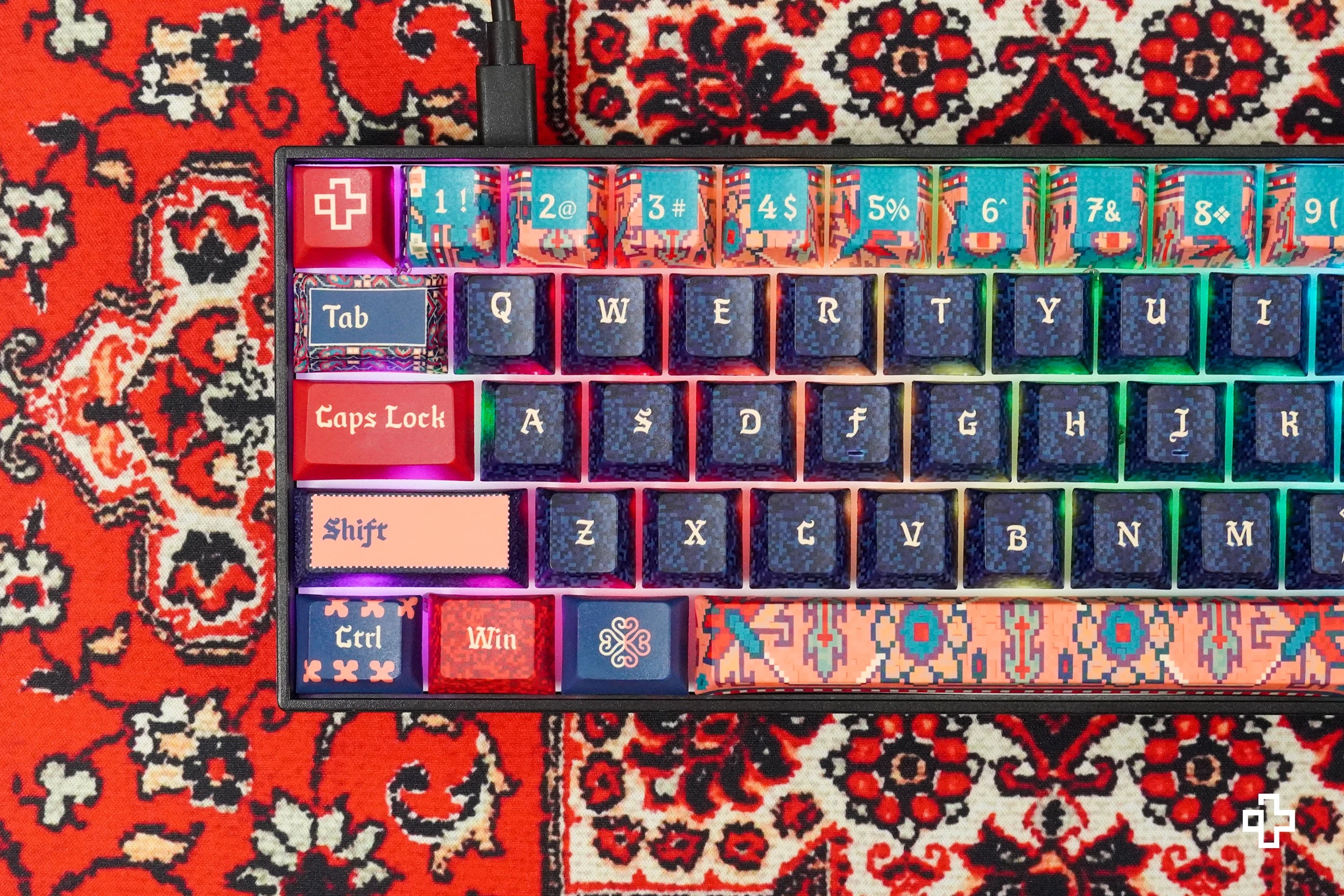 QwertyKey Balkan Hotswap RGB Mechanical Gaming Keyboard