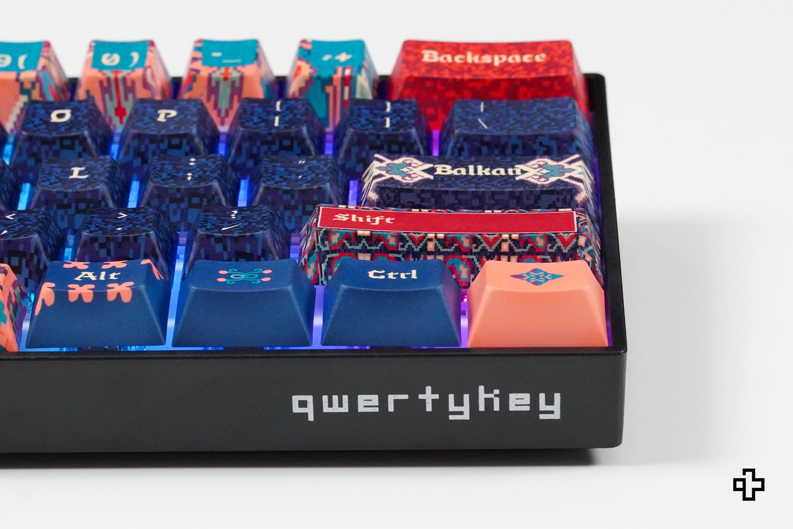 QwertyKey Balkan Hotswap RGB Mechanical Gaming Keyboard