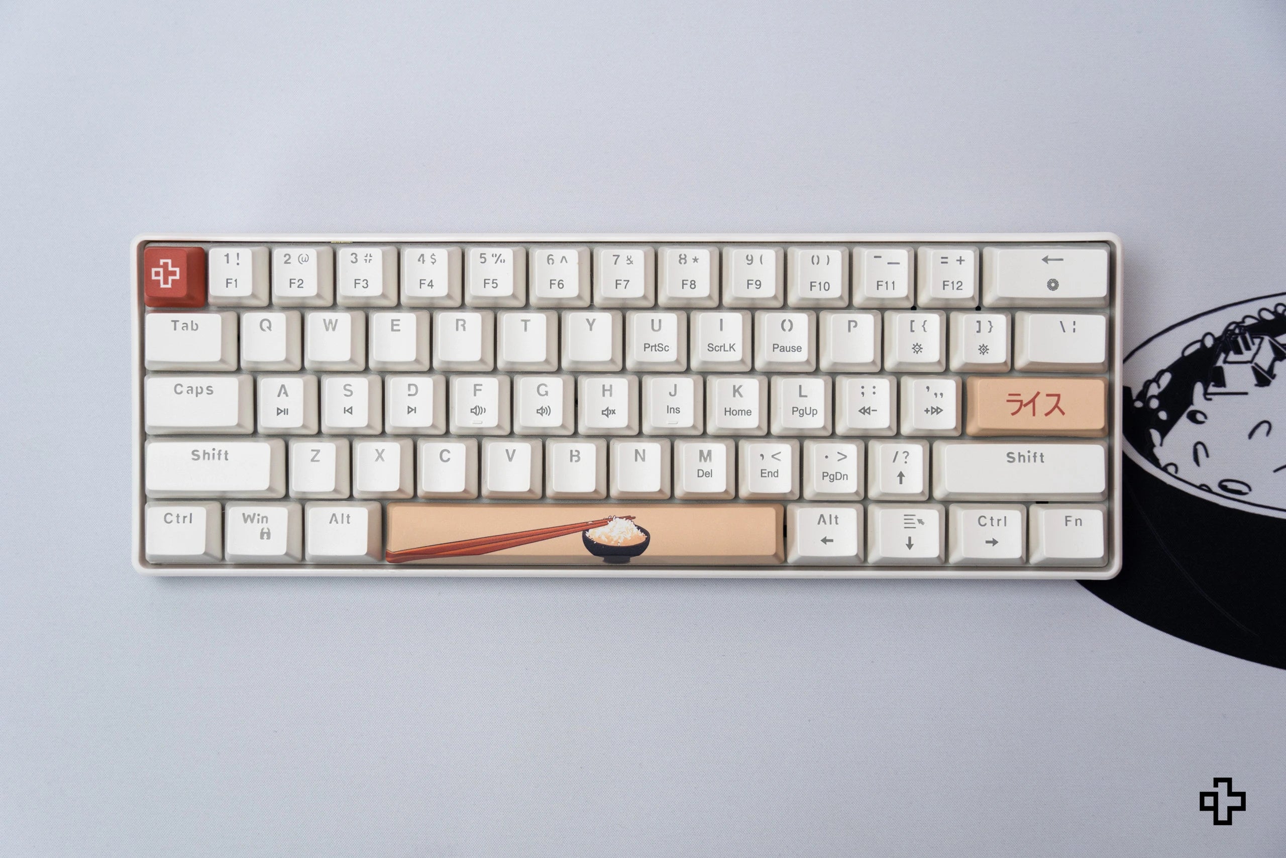 QwertyKey Rice V3 Alba Hotswap RGB Software Tastatura Mecanica Gaming