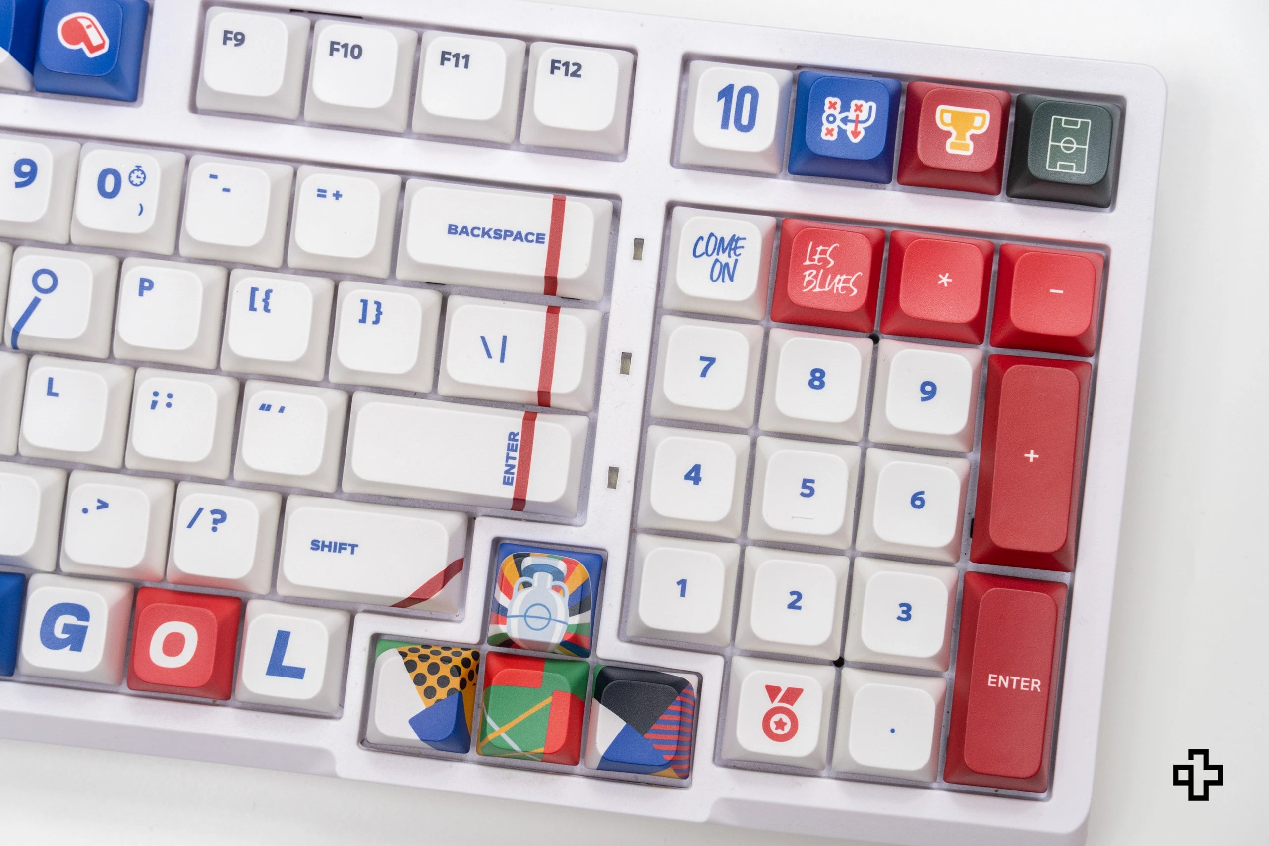 Set taste QwertyKey Euro 2024 Anglia Profil XDA Material PBT