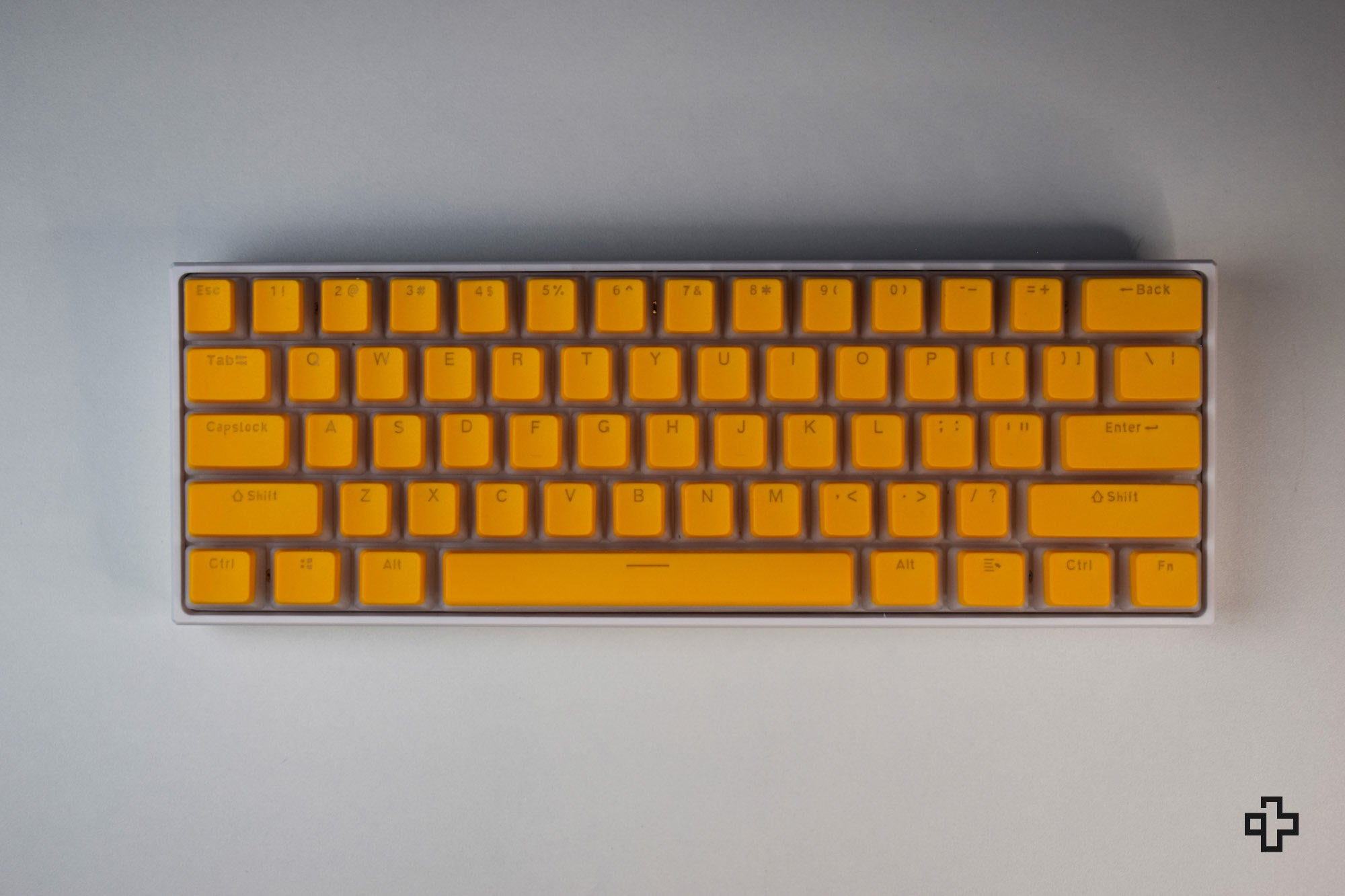 Set Taste Yellow Pudding Profil OEM Material PBT Double Shot - QwertyKey