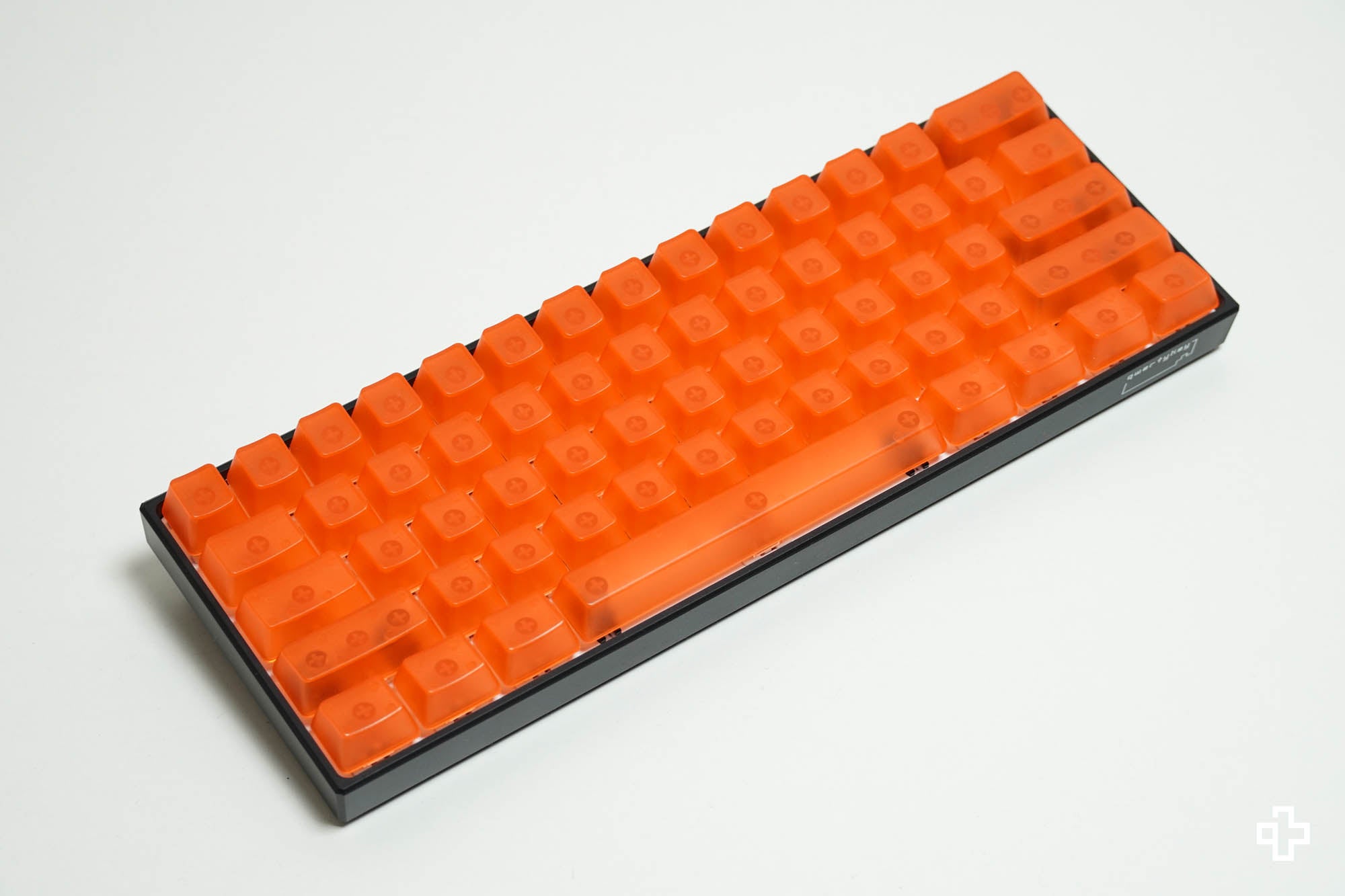 Set Taste QwertyKey Orange Transparent Blank Profil OEM Material ABS - QwertyKey