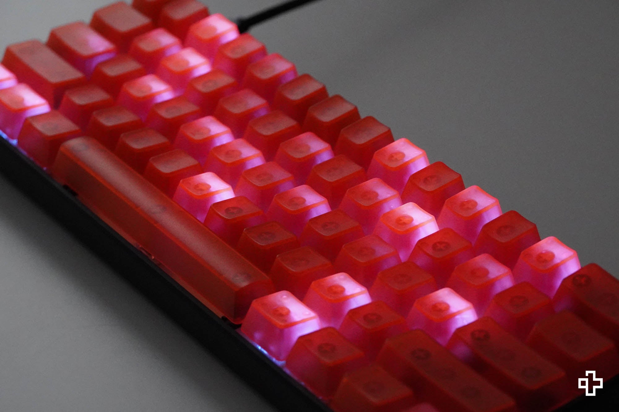 Set Taste QwertyKey Orange Transparent Blank Profil OEM Material ABS - QwertyKey