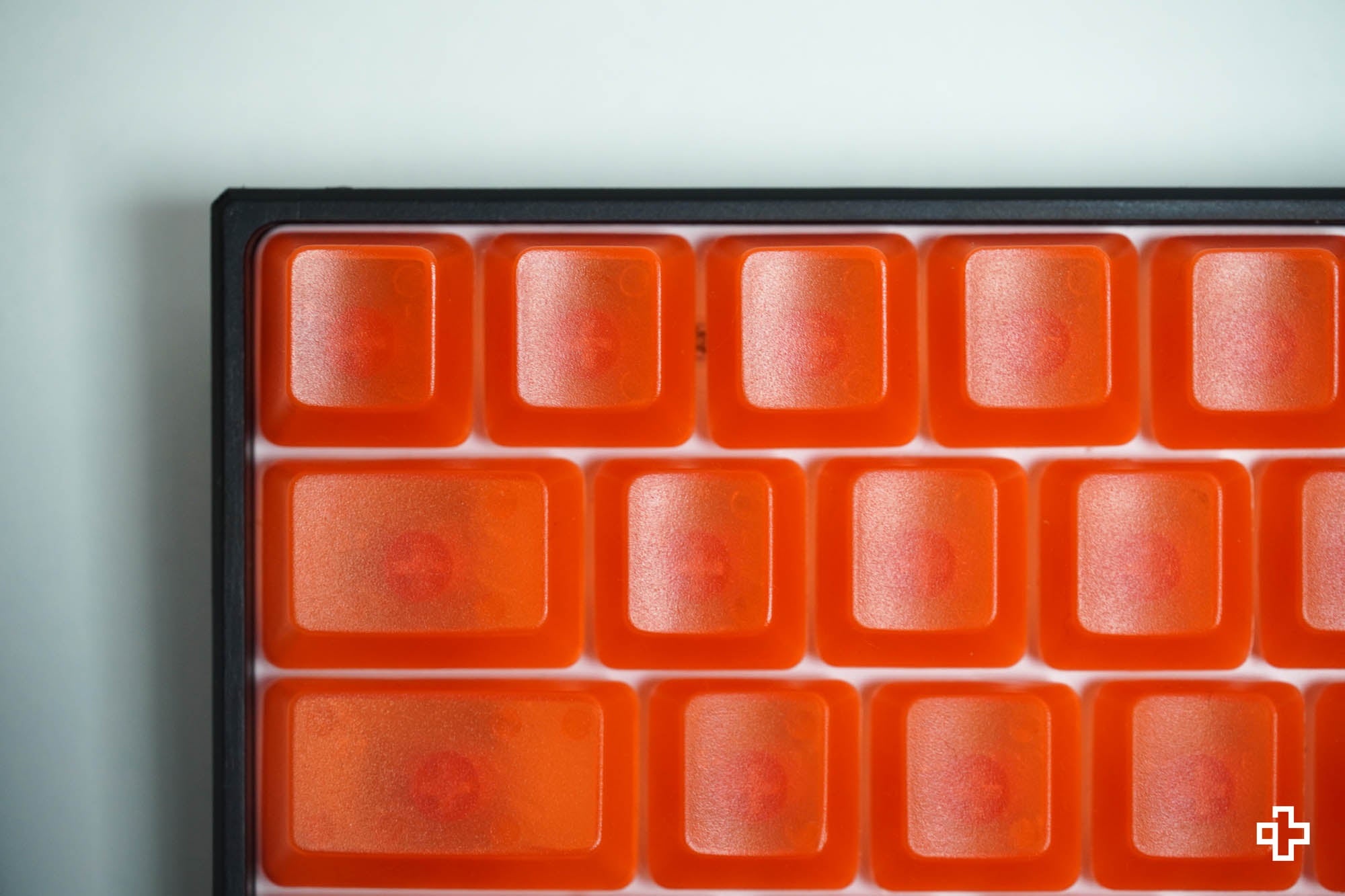 Set Taste QwertyKey Orange Transparent Blank Profil OEM Material ABS - QwertyKey