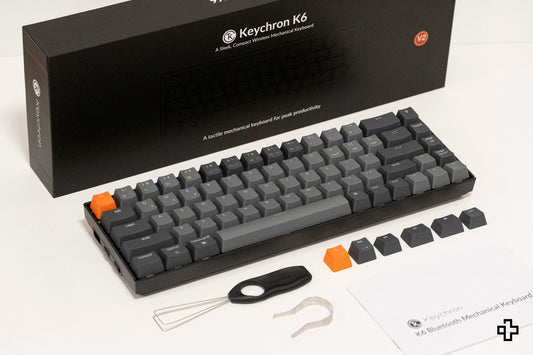 Keychron K6 Hotswap RGB Wireless Tastatura Mecanica - QwertyKey