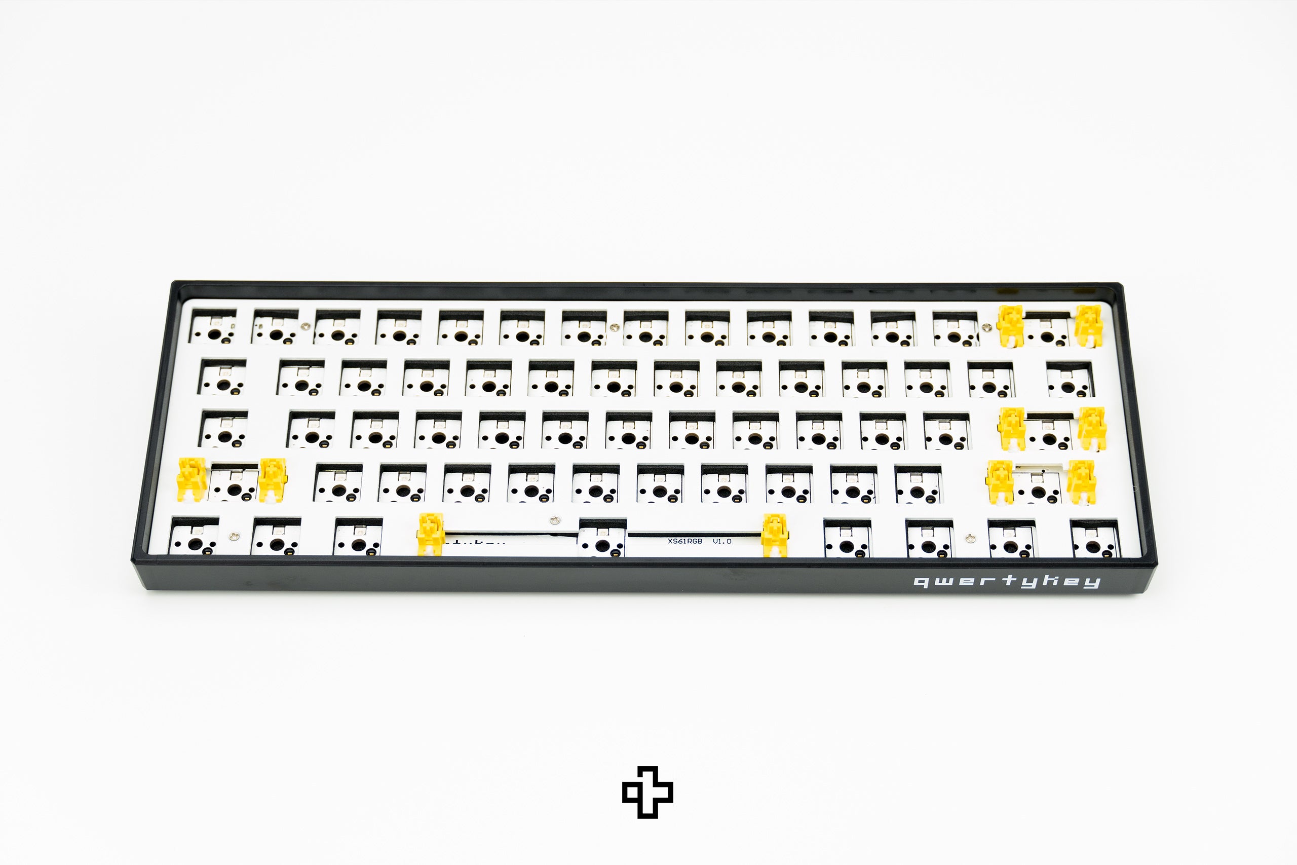 QwertyKey Black 61 Mechanical Gaming Keyboard Kit